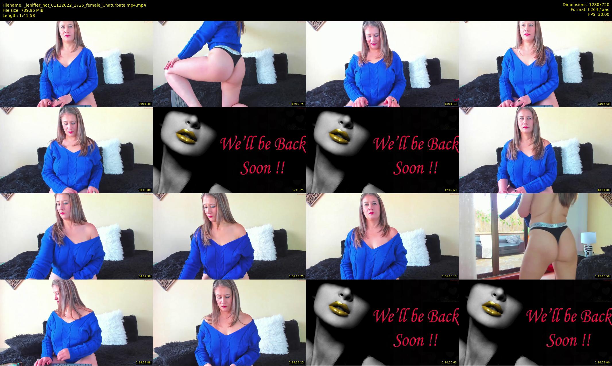 _jeniffer_hot — 102 minute Chaturbate female cam show recording, 720p, Dec 1, 2022