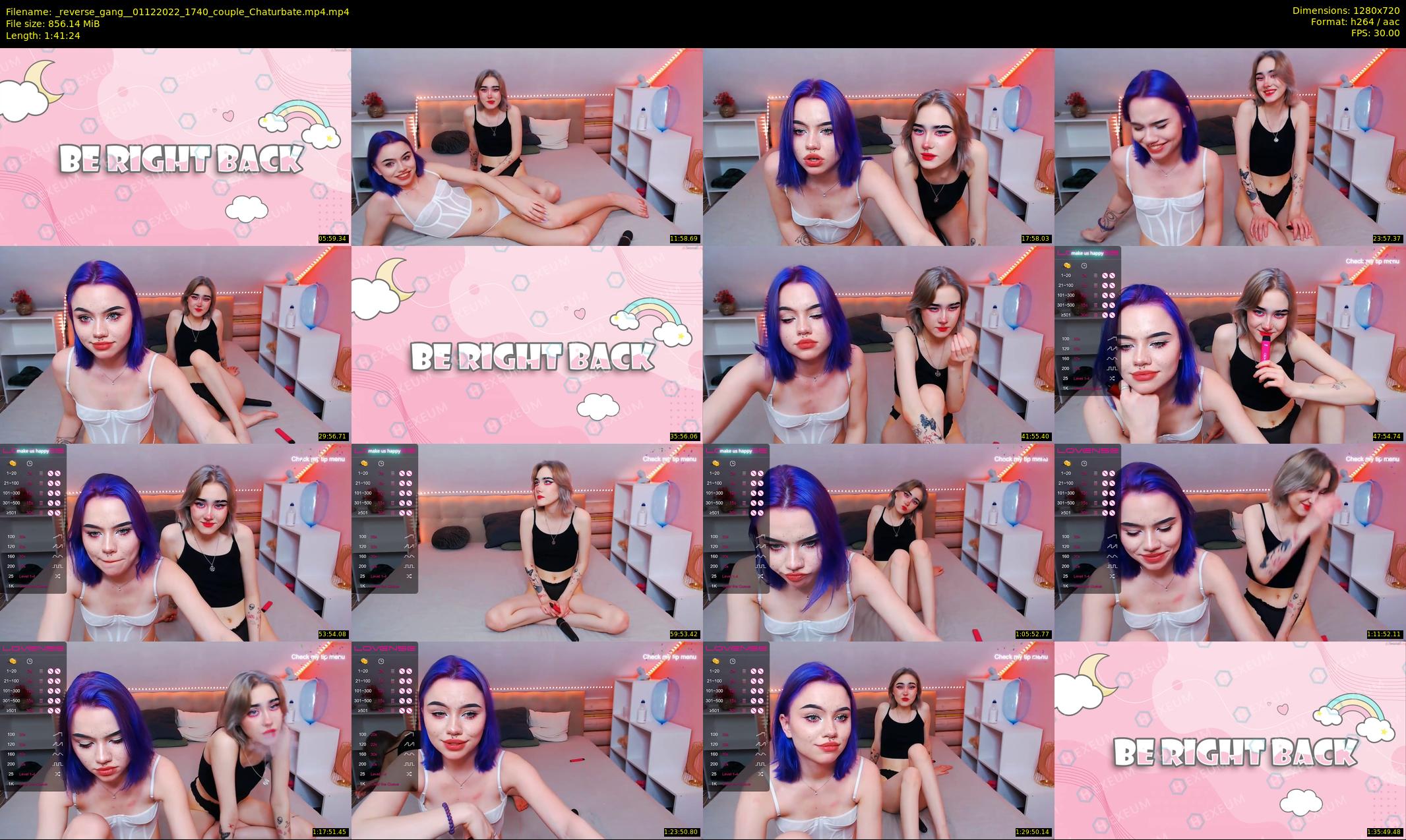 _reverse_gang_ — 102 minute Chaturbate couple cam show recording, 720p, Dec 1, 2022