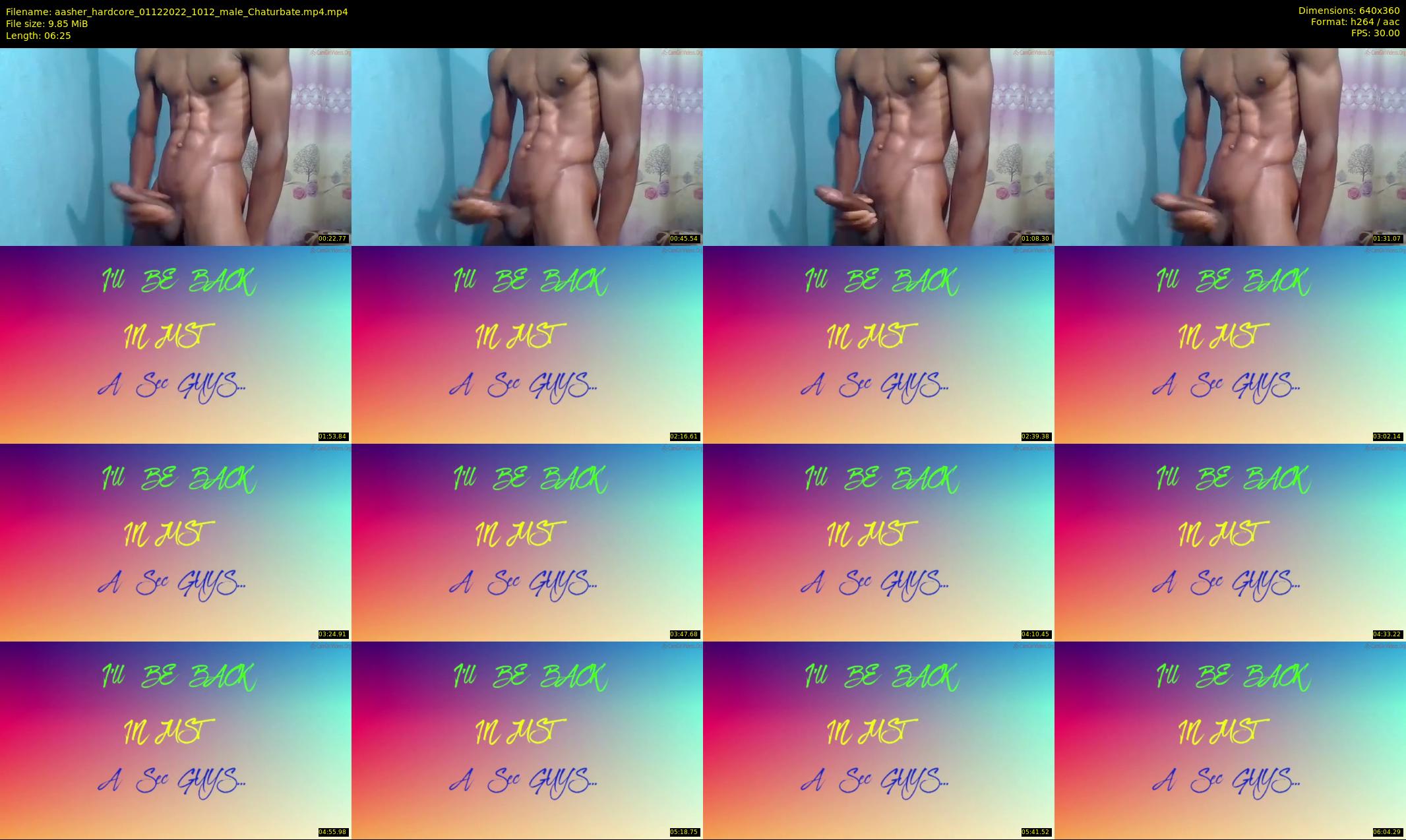 aasher_hardcore — 7 minute Chaturbate male cam show recording, 360p, Dec 1, 2022