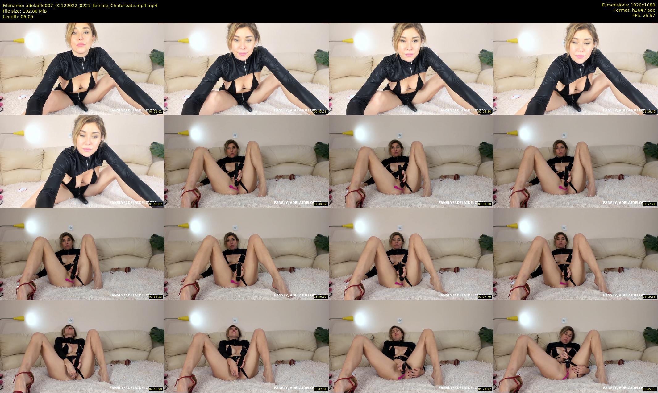 adelaide007 — 7 minute Chaturbate female cam show recording, 1080p, Dec 2, 2022