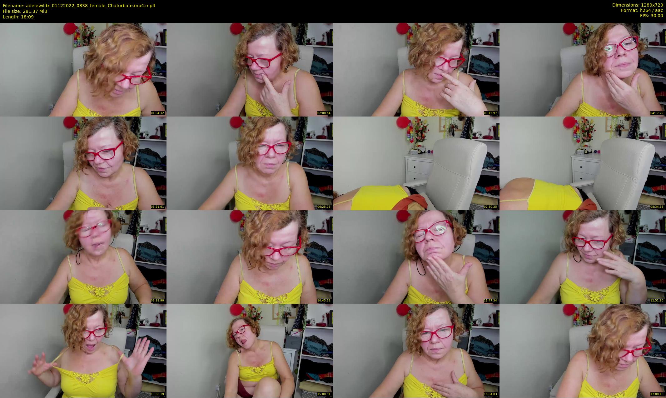 adelewildx — 19 minute Chaturbate female cam show recording, 720p, Dec 1, 2022