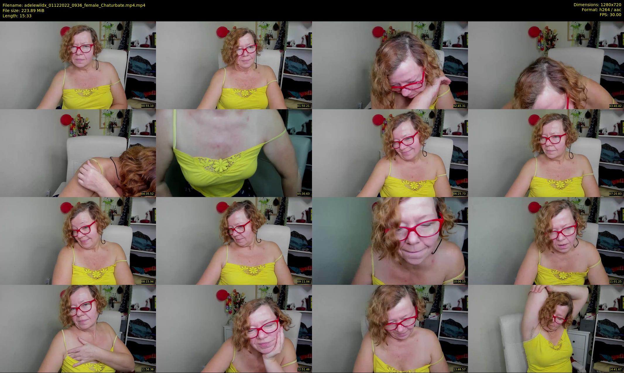 adelewildx — 16 minute Chaturbate female cam show recording, 720p, Dec 1, 2022