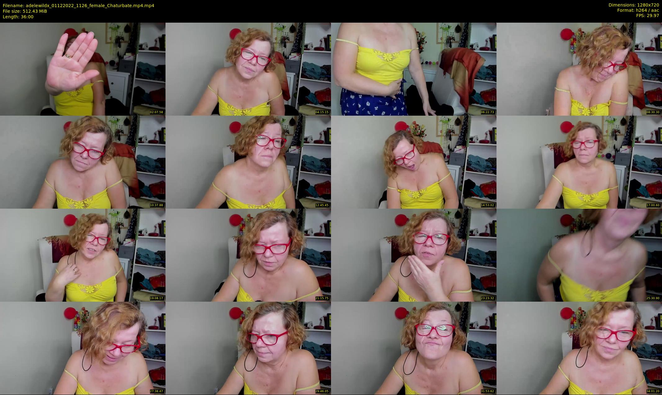 adelewildx — 36 minute Chaturbate female cam show recording, 720p, Dec 1, 2022