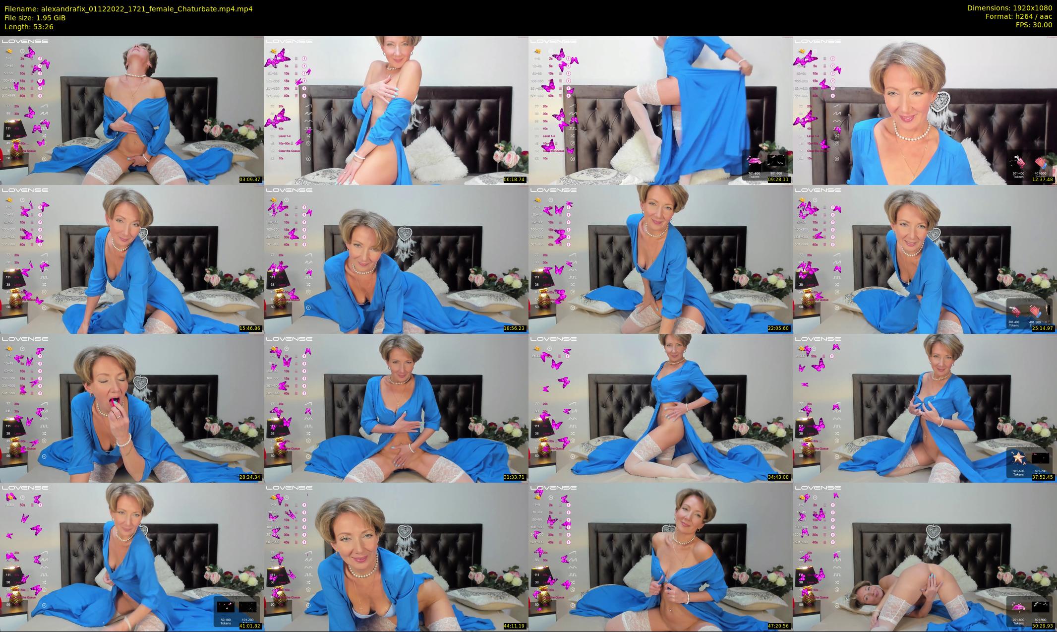 alexandrafix — 54 minute Chaturbate female cam show recording, 1080p, Dec 1, 2022