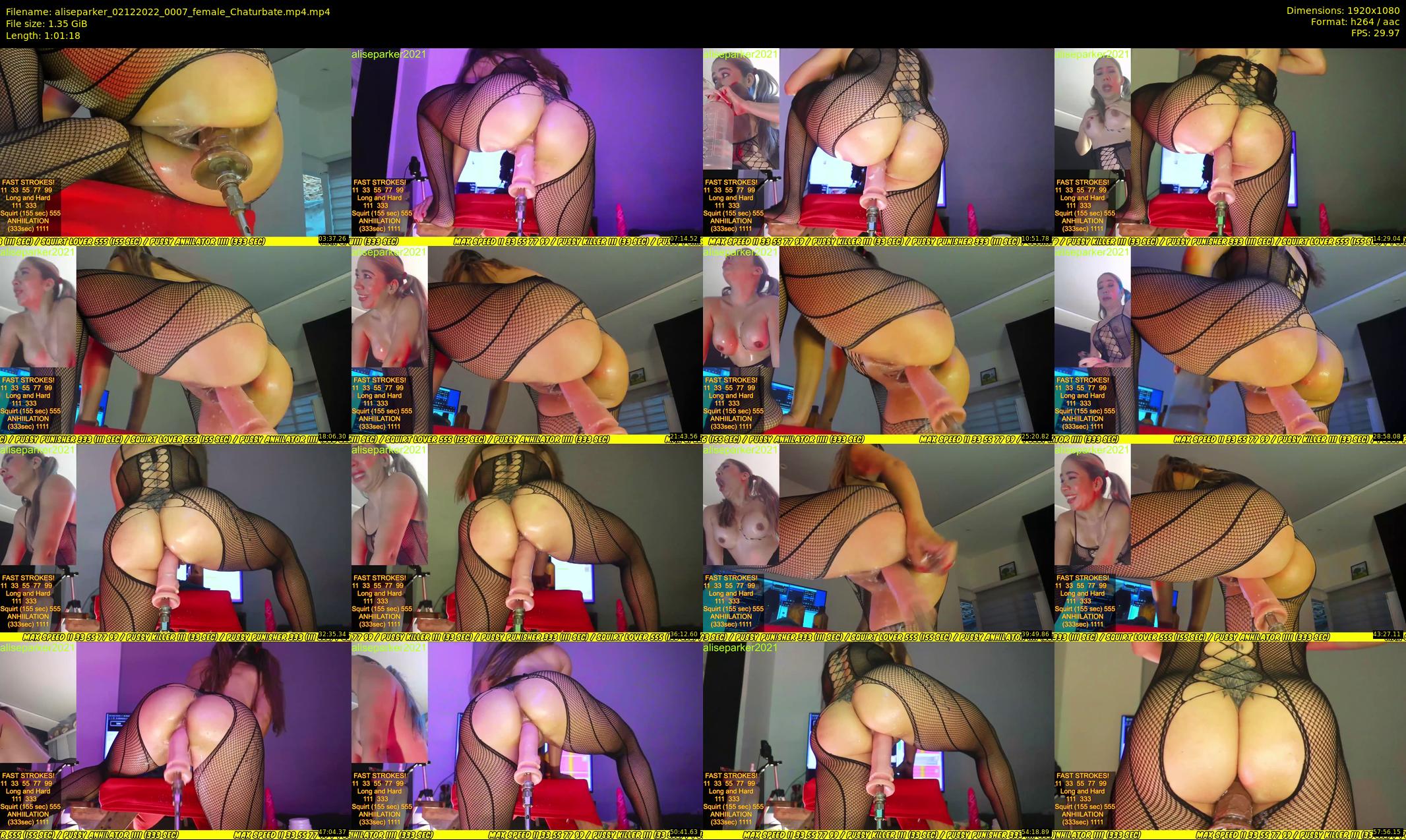 aliseparker — 62 minute Chaturbate female cam show recording, 1080p, Dec 2, 2022
