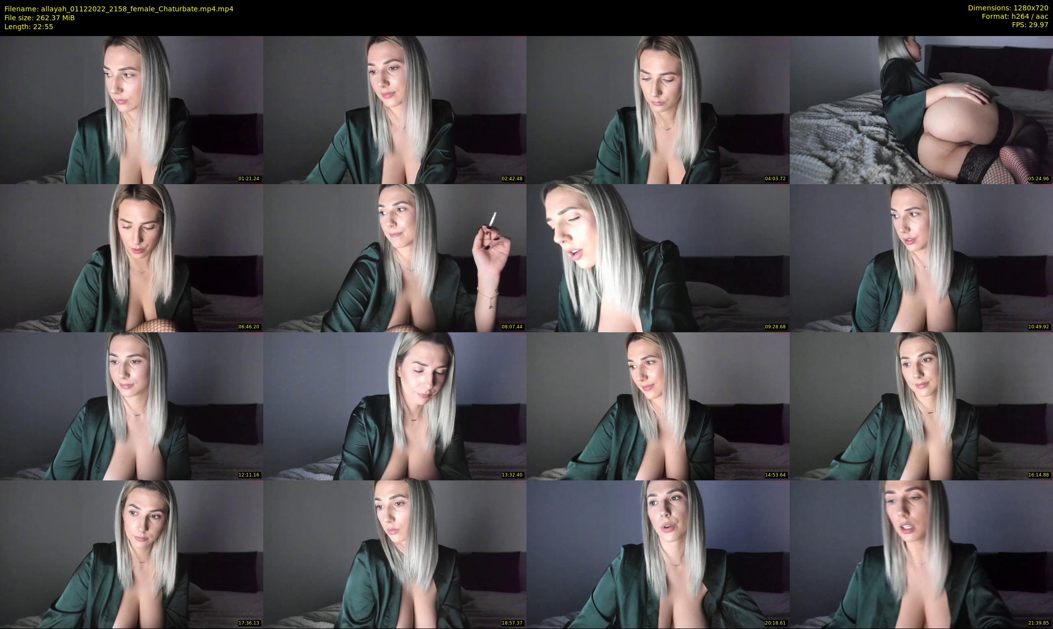 allayah — 23 minute Chaturbate female cam show recording, 720p, Dec 1, 2022
