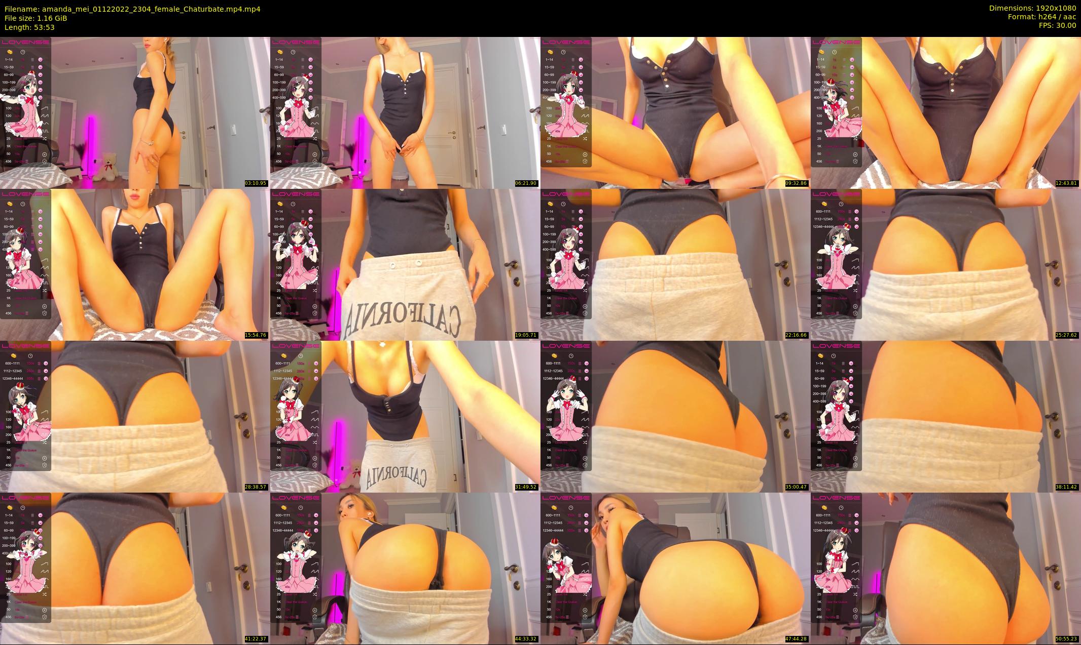 amanda_mei — 54 minute Chaturbate female cam show recording, 1080p, Dec 1, 2022