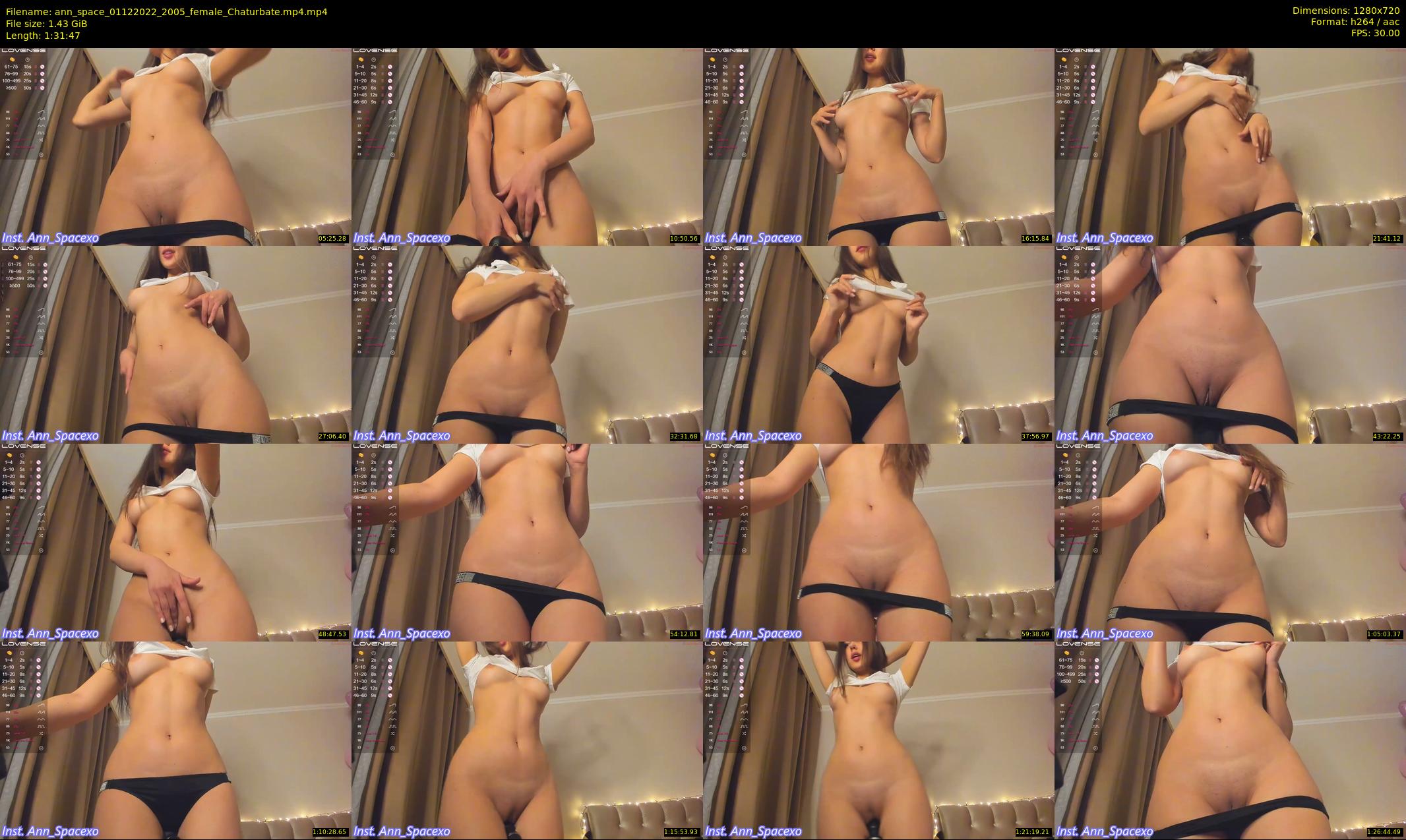 ann_space — 92 minute Chaturbate female cam show recording, 720p, Dec 1, 2022