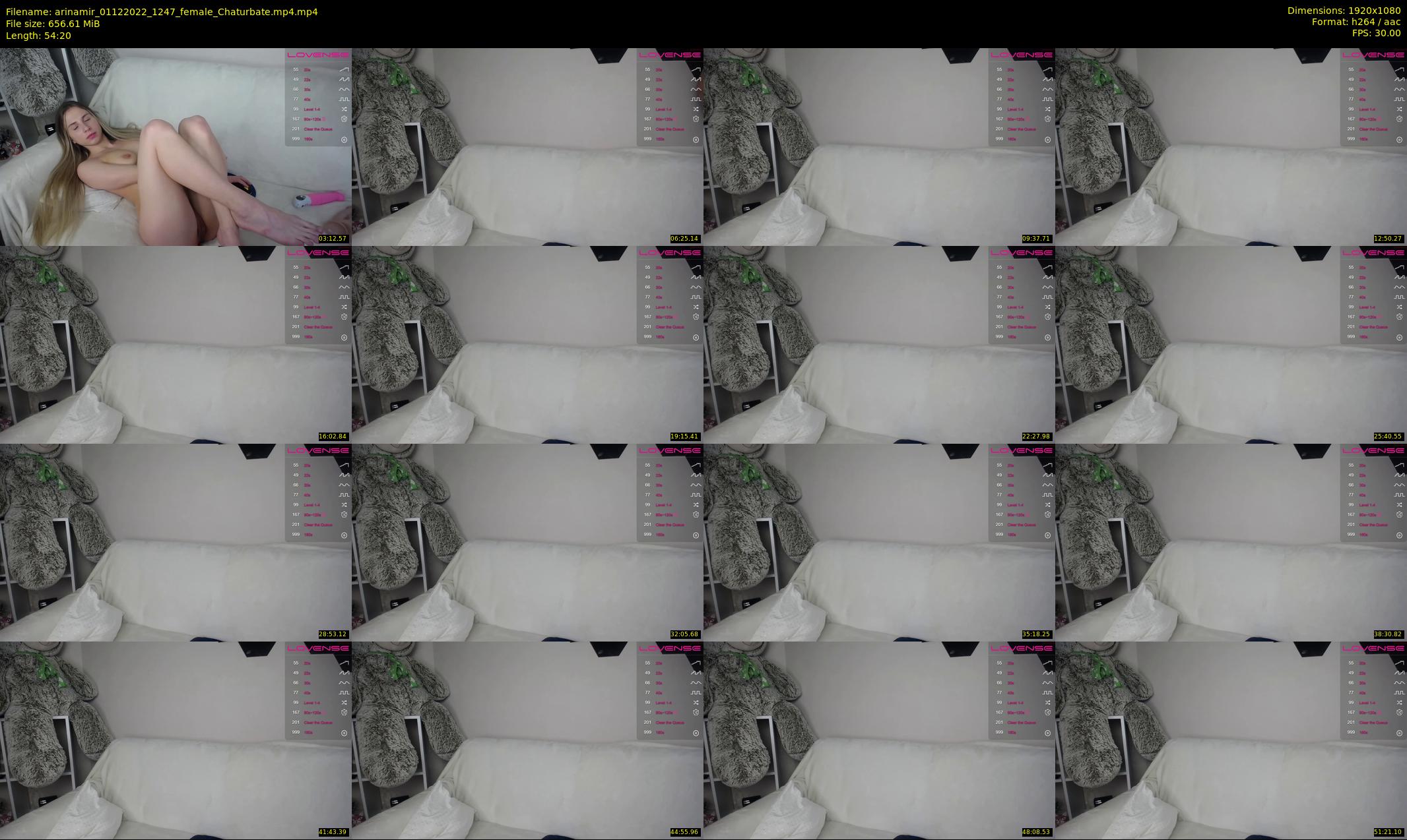 arinamir — 55 minute Chaturbate female cam show recording, 1080p, Dec 1, 2022