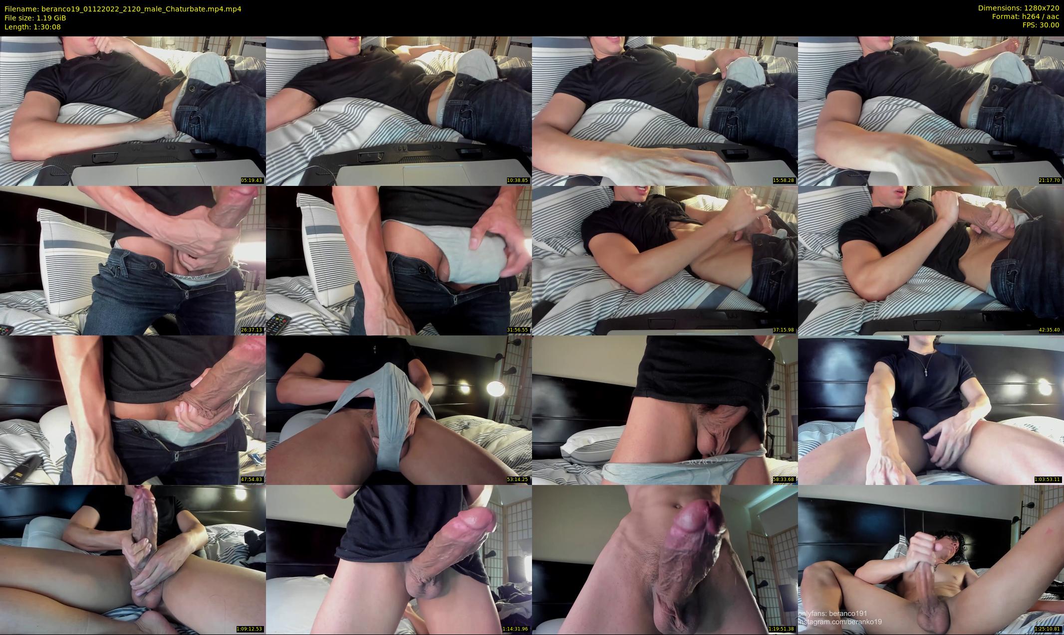 beranco19 — 91 minute Chaturbate male cam show recording, 720p, Dec 1, 2022