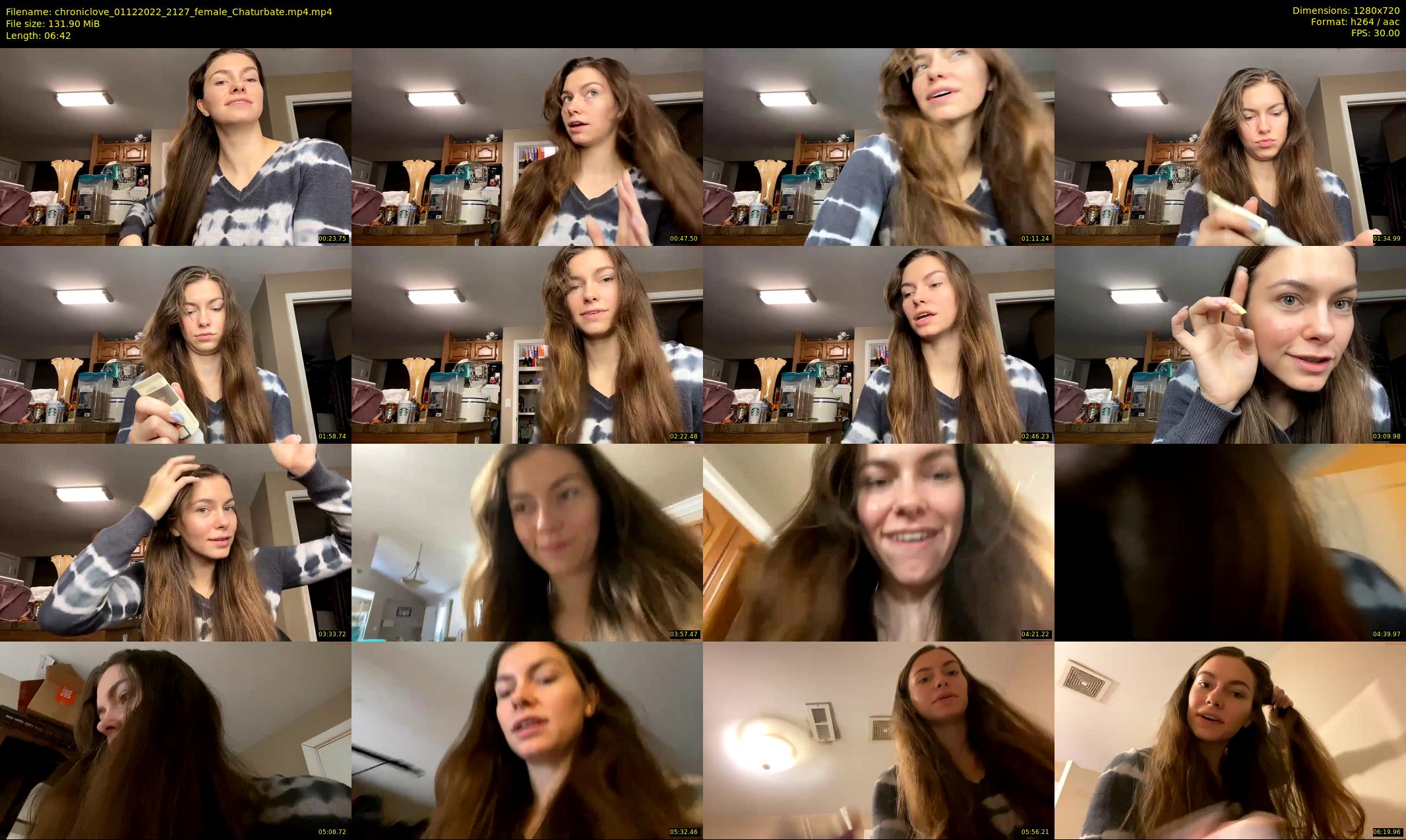chroniclove — 7 minute Chaturbate female cam show recording, 720p, Dec 1, 2022