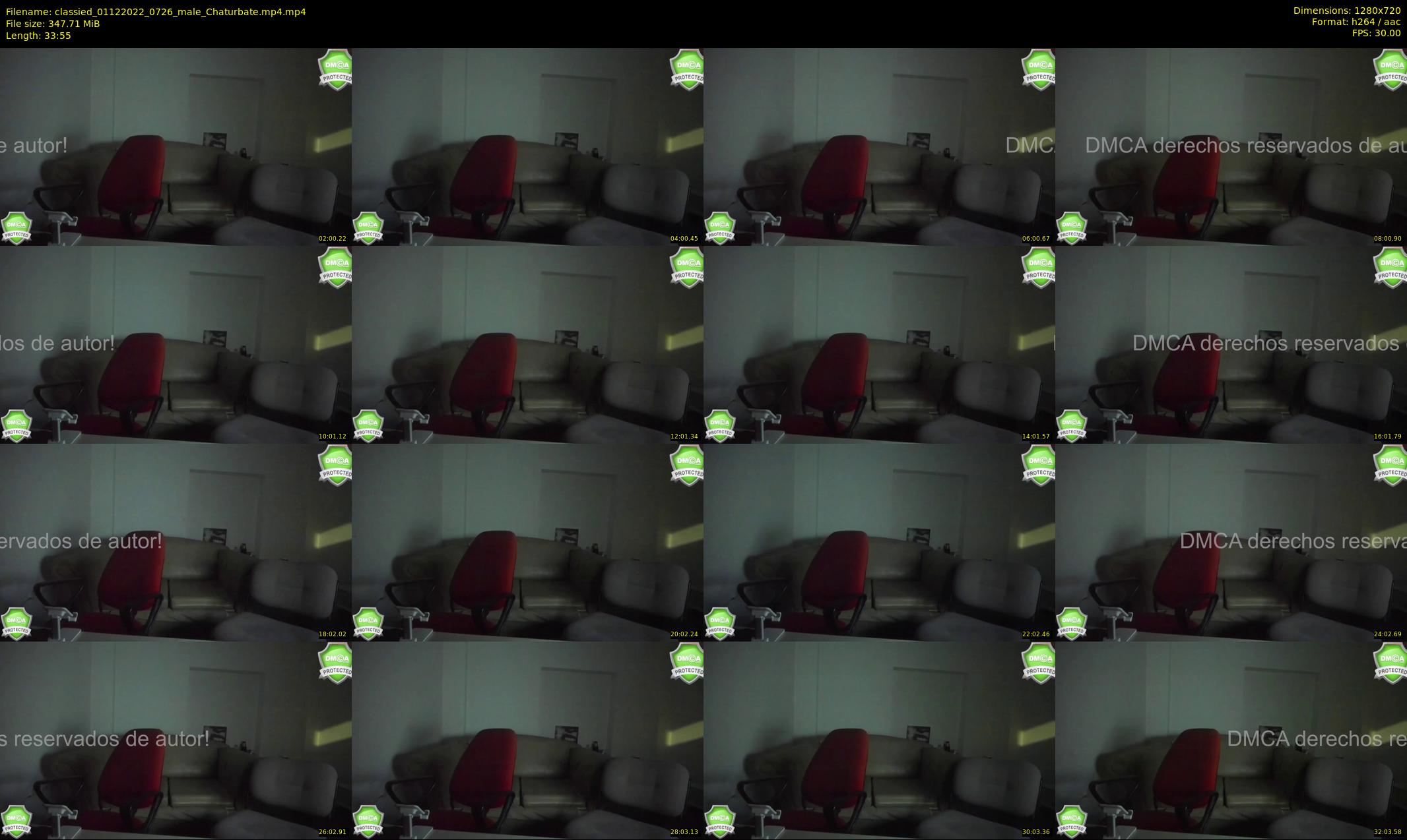 classied — 34 minute Chaturbate male cam show recording, 720p, Dec 1, 2022