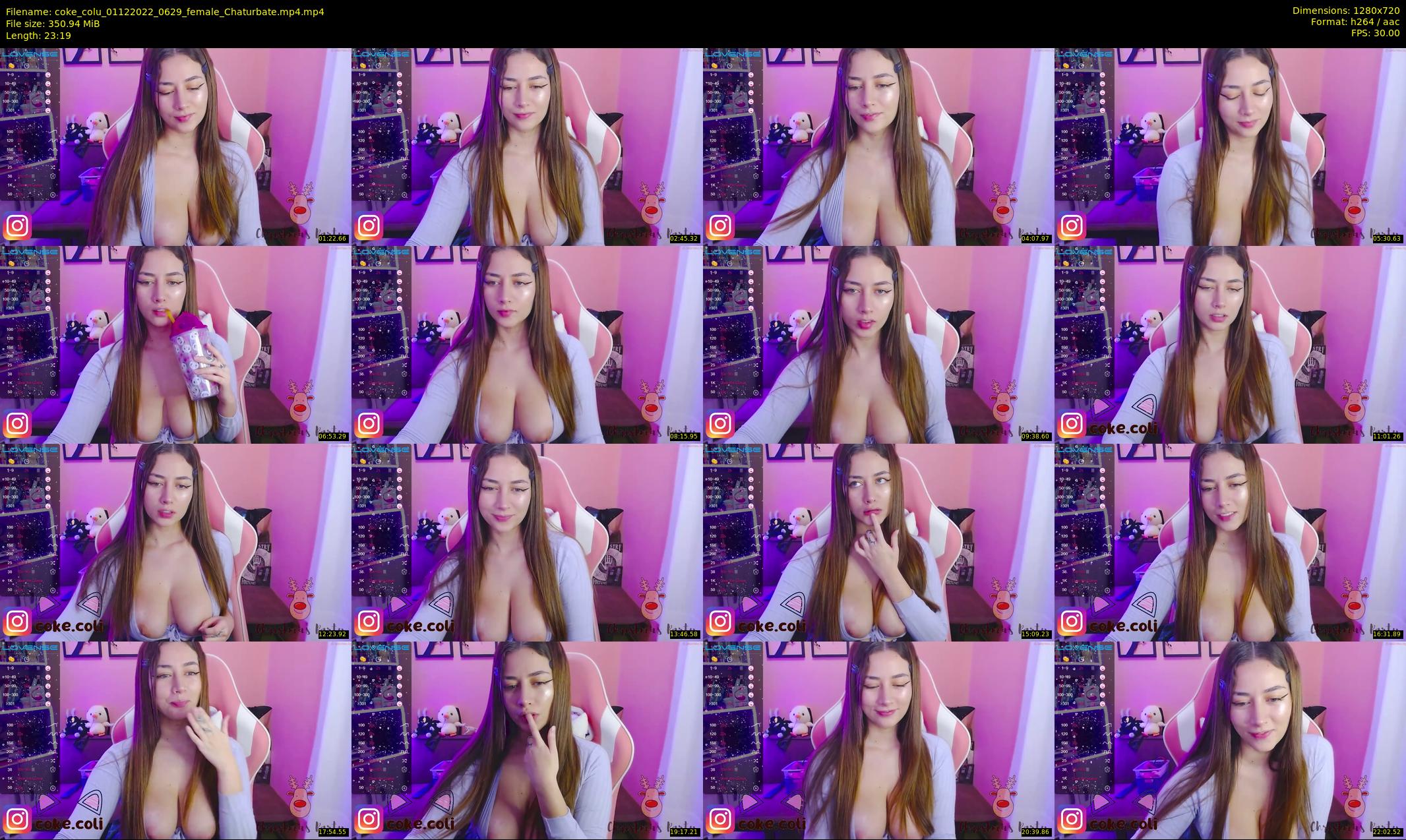coke_colu — 24 minute Chaturbate female cam show recording, 720p, Dec 1, 2022
