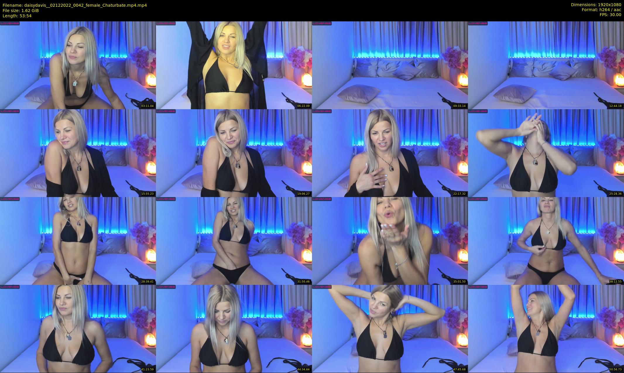 daisydavis_ — 54 minute Chaturbate female cam show recording, 1080p, Dec 2, 2022
