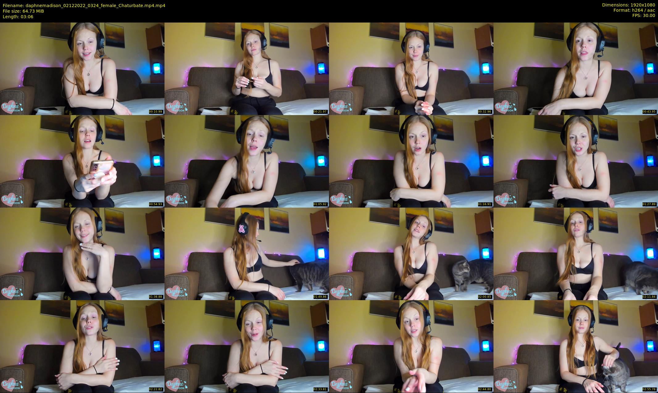 daphnemadison — 4 minute Chaturbate couple cam show recording, 1080p, Dec 2, 2022