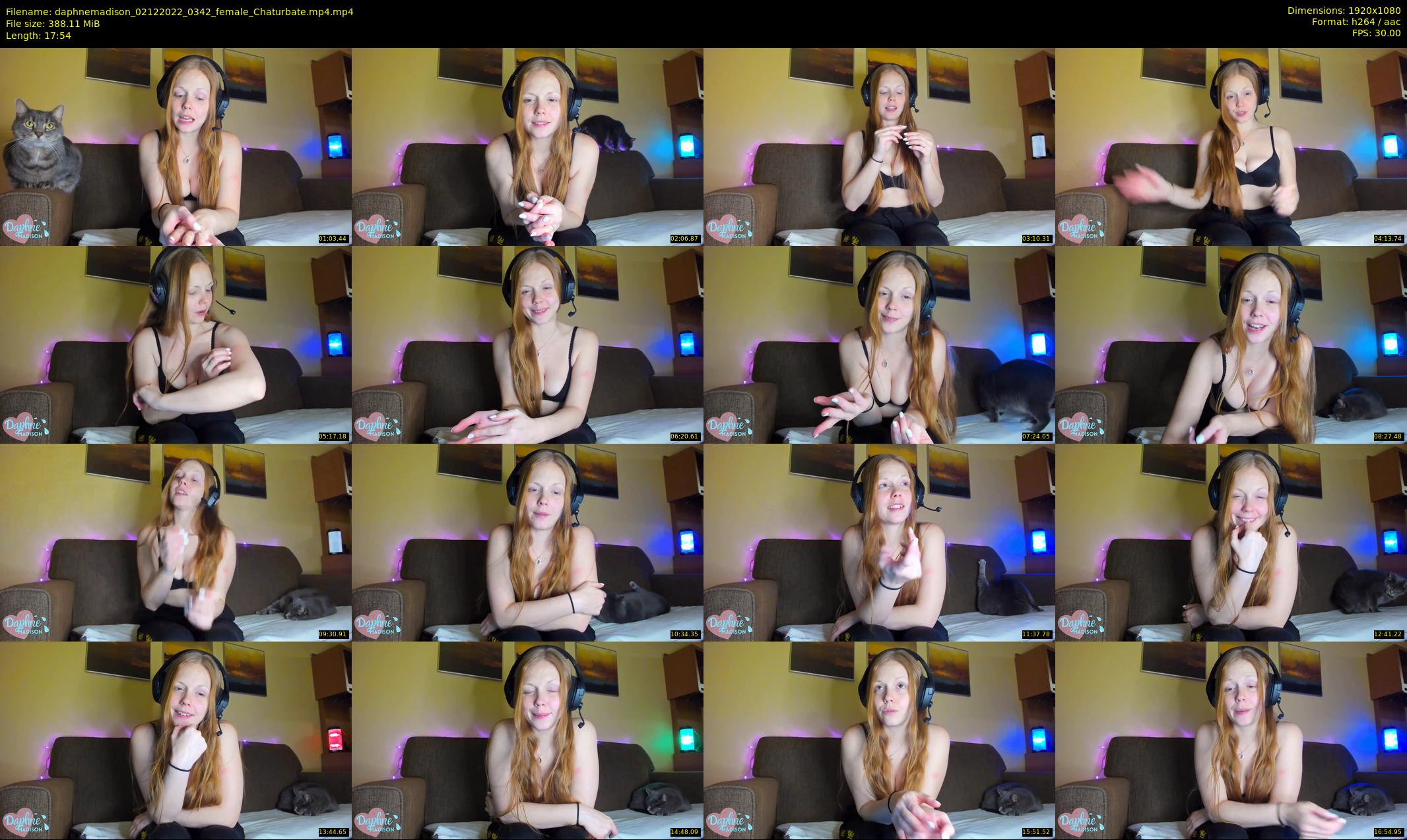 daphnemadison — 18 minute Chaturbate couple cam show recording, 1080p, Dec 2, 2022