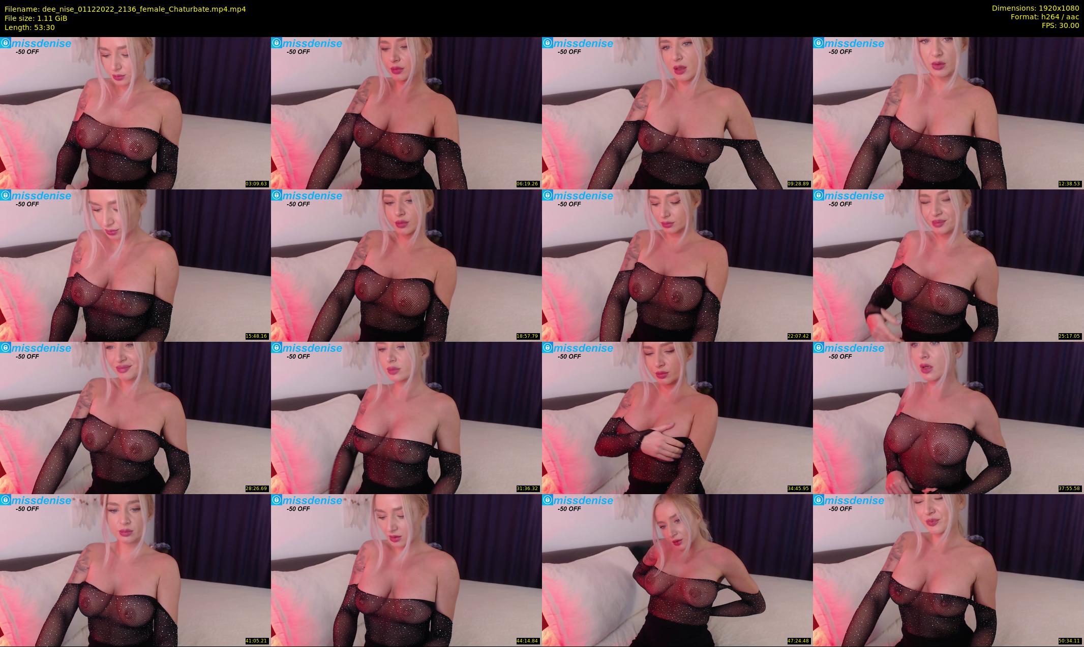 dee_nise — 54 minute Chaturbate female cam show recording, 1080p, Dec 1, 2022