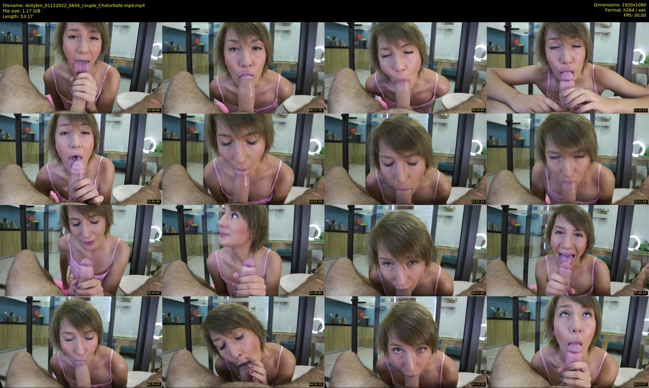 dollybm — 54 minute Chaturbate couple cam show recording, 1080p, Dec 1, 2022