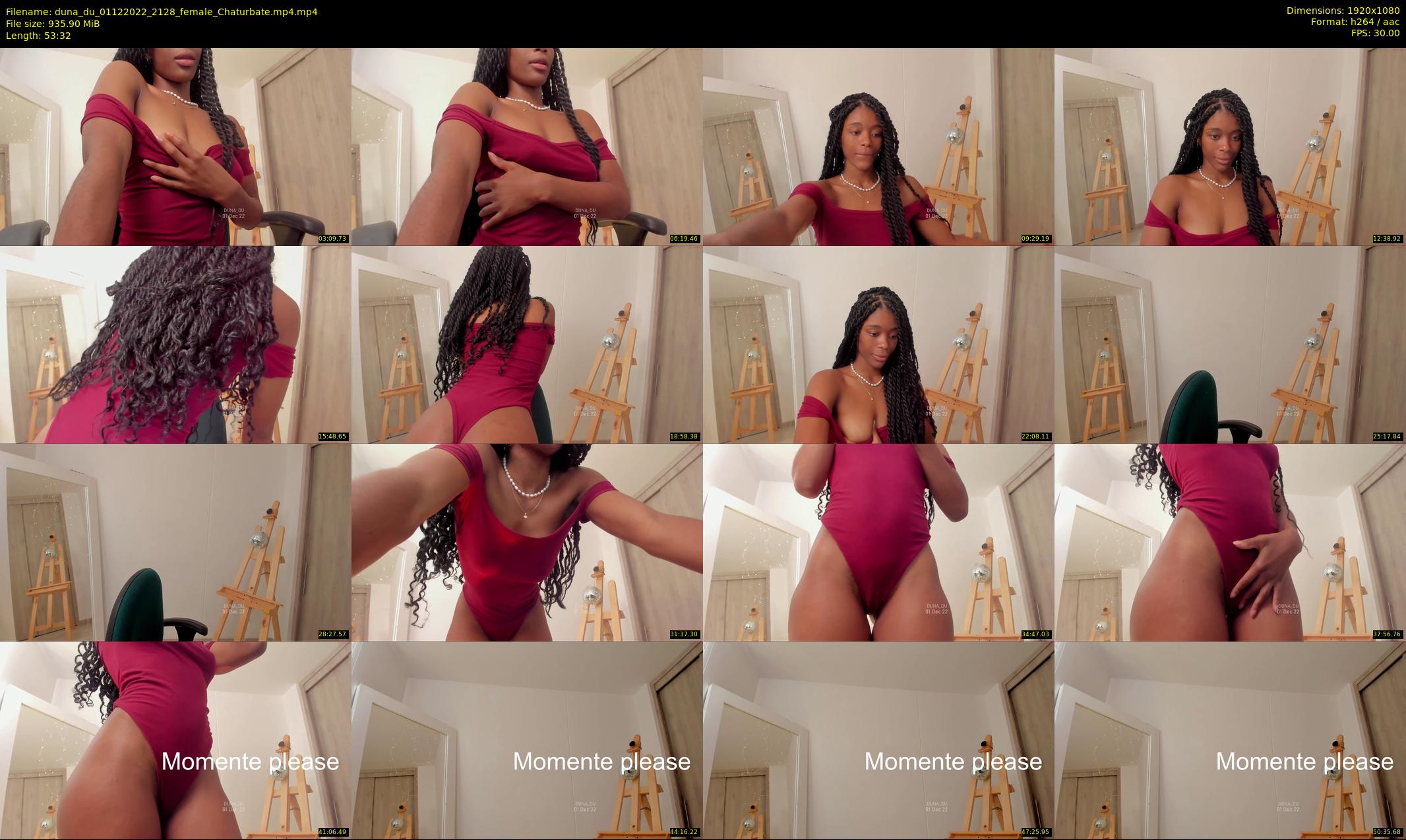 duna_du — 54 minute Chaturbate female cam show recording, 1080p, Dec 1, 2022