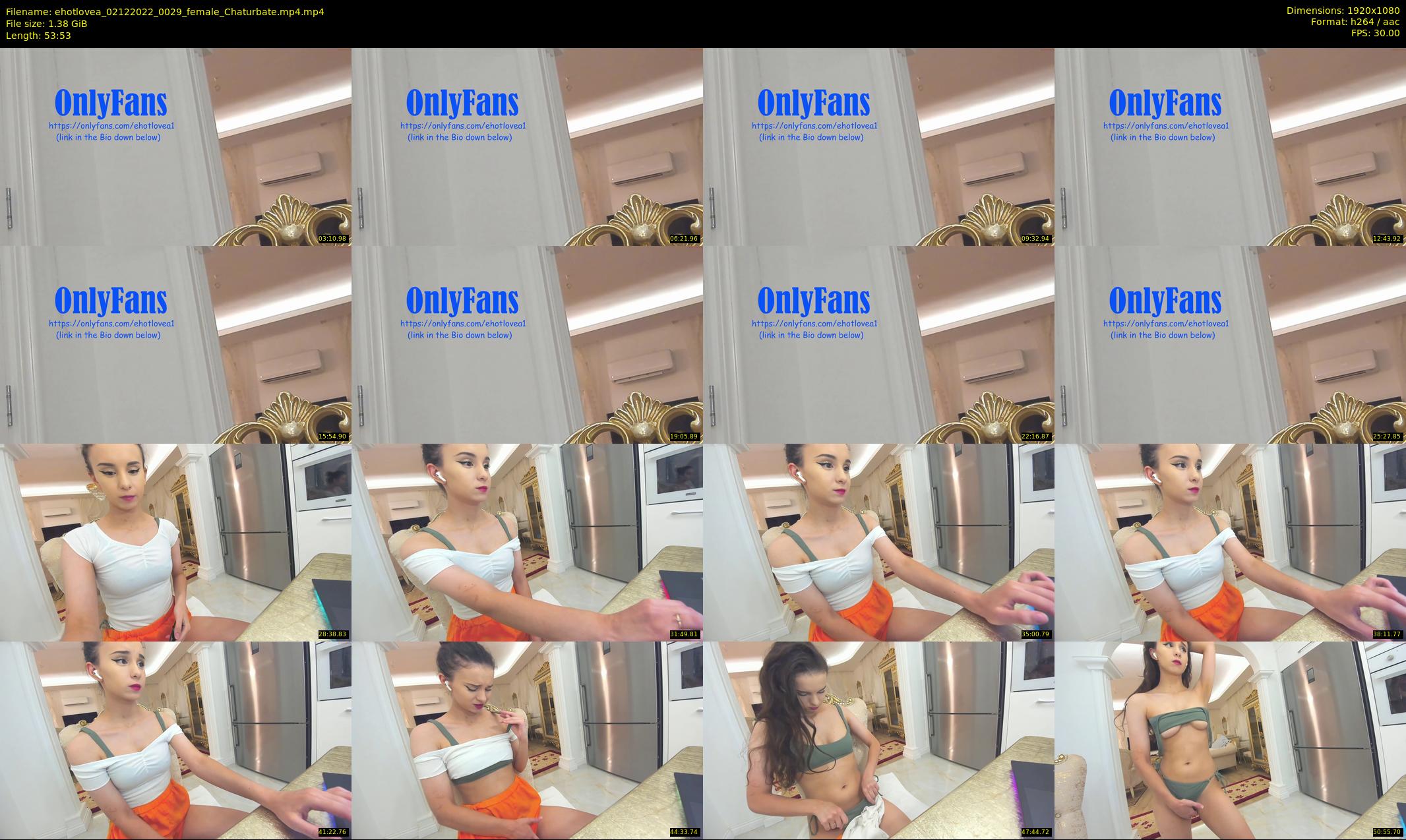 ehotlovea — 54 minute Chaturbate female cam show recording, 1080p, Dec 2, 2022
