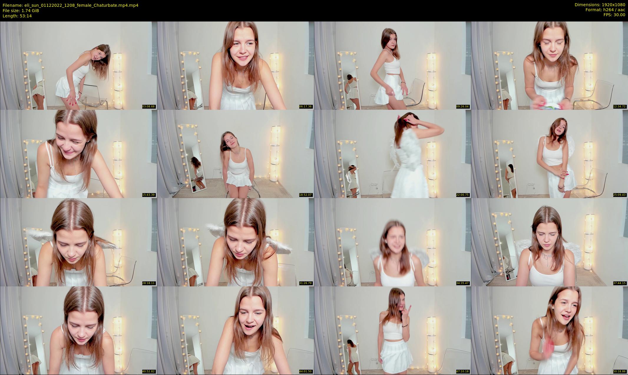 eli_sun — 54 minute Chaturbate female cam show recording, 1080p, Dec 1, 2022