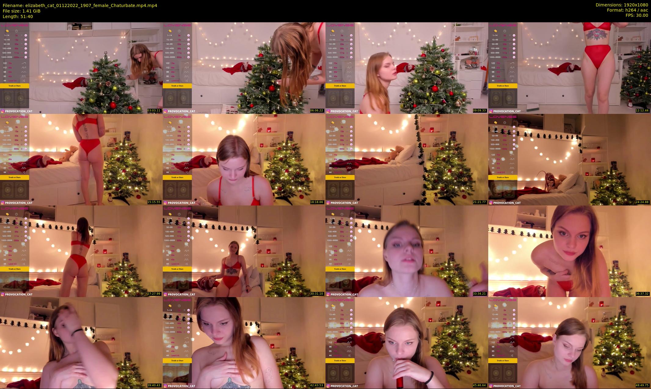 elizabeth_cat — 52 minute Chaturbate female cam show recording, 1080p, Dec 1, 2022