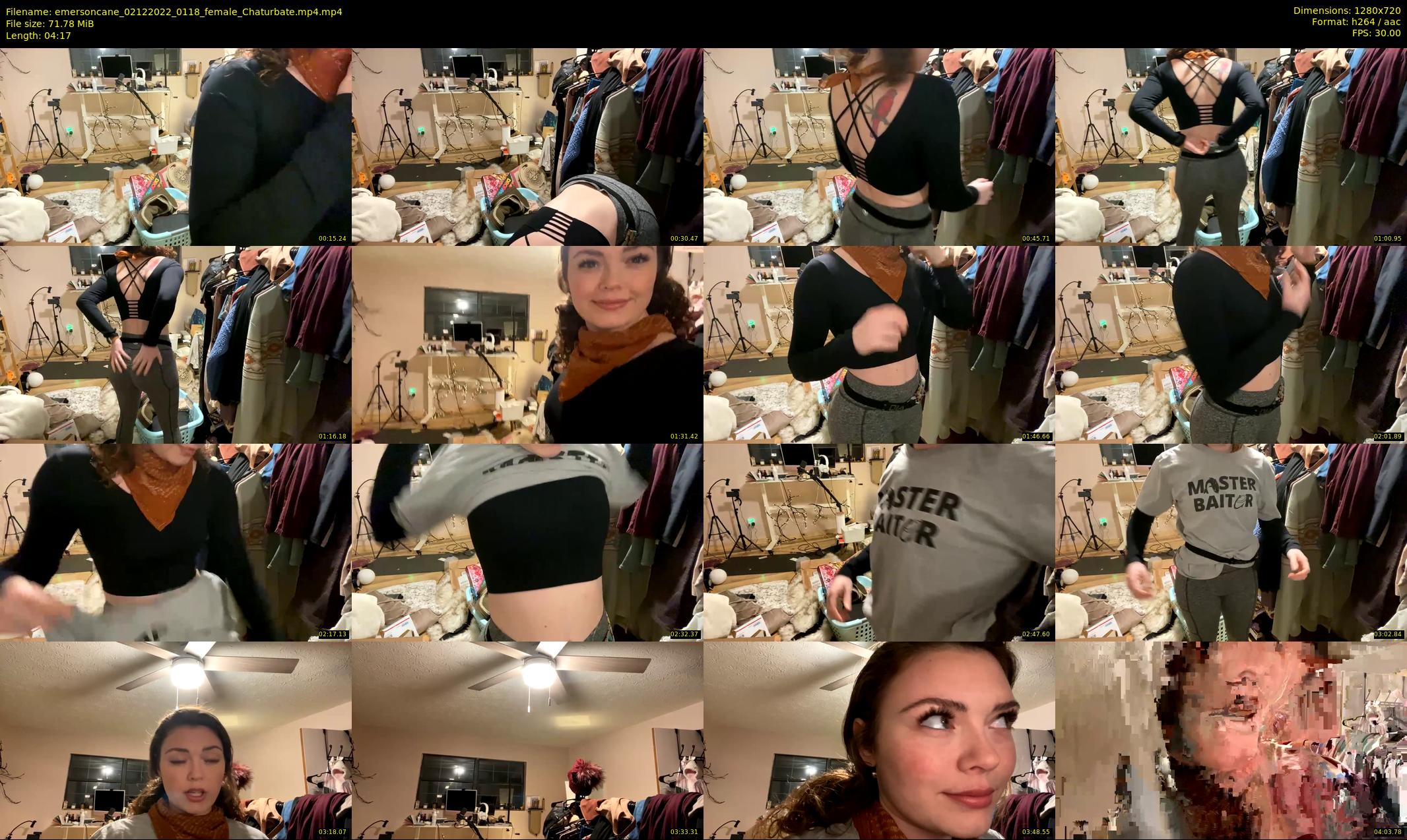emersoncane — 5 minute Chaturbate female cam show recording, 720p, Dec 2, 2022