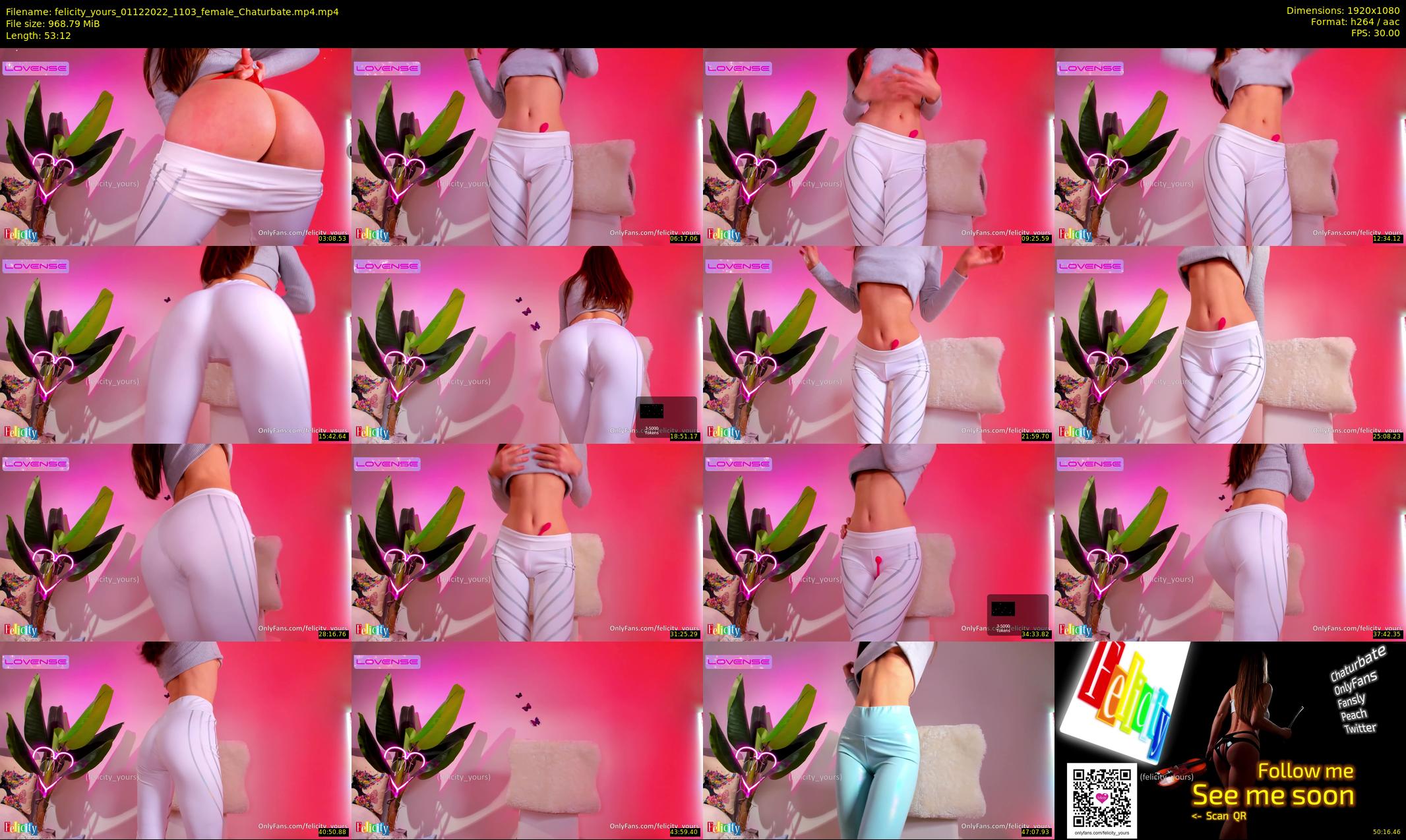 felicity_yours — 54 minute Chaturbate female cam show recording, 1080p, Dec 1, 2022