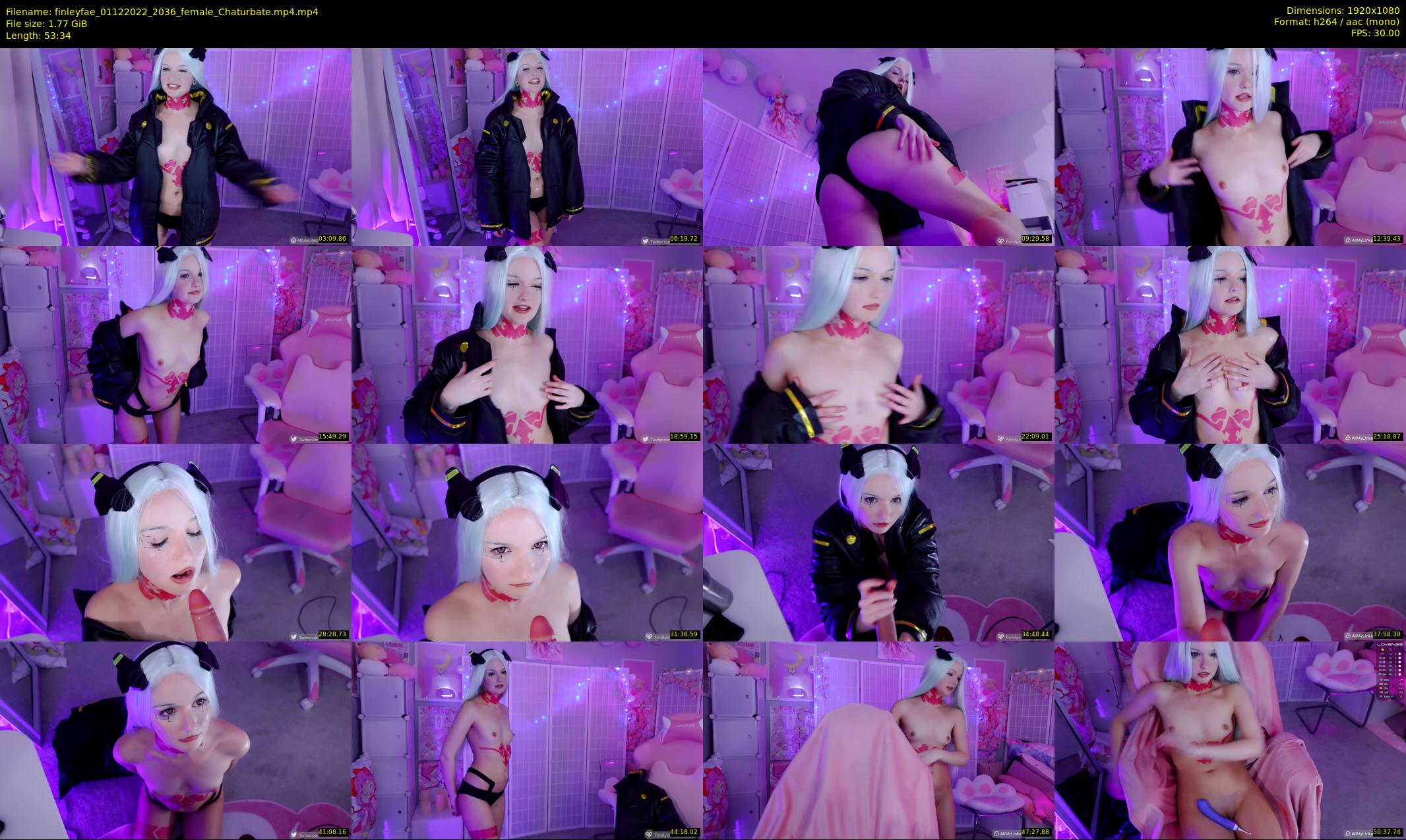 finleyfae — 54 minute Chaturbate female cam show recording, 1080p, Dec 1, 2022