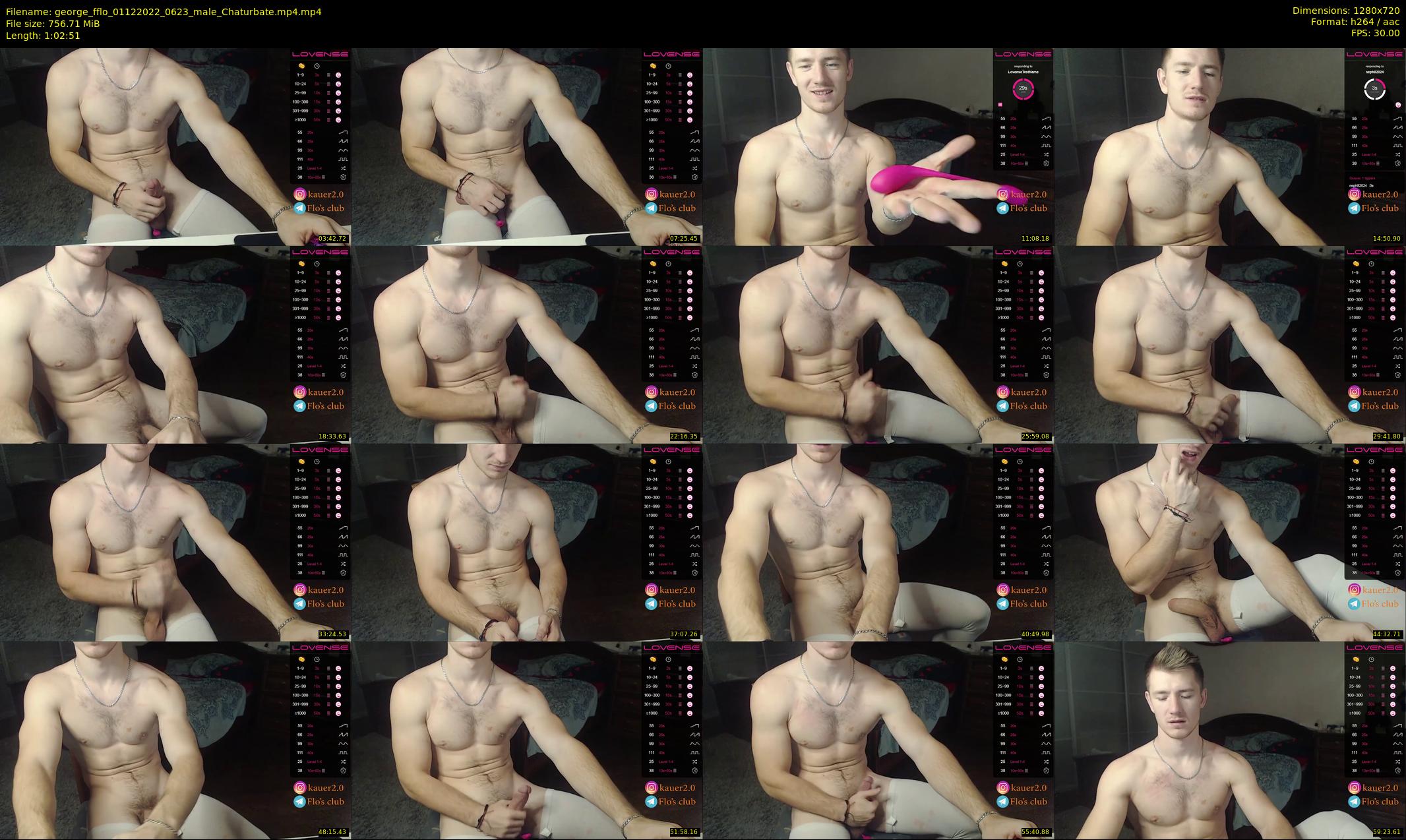 george_fflo — 63 minute Chaturbate male cam show recording, 720p, Dec 1, 2022