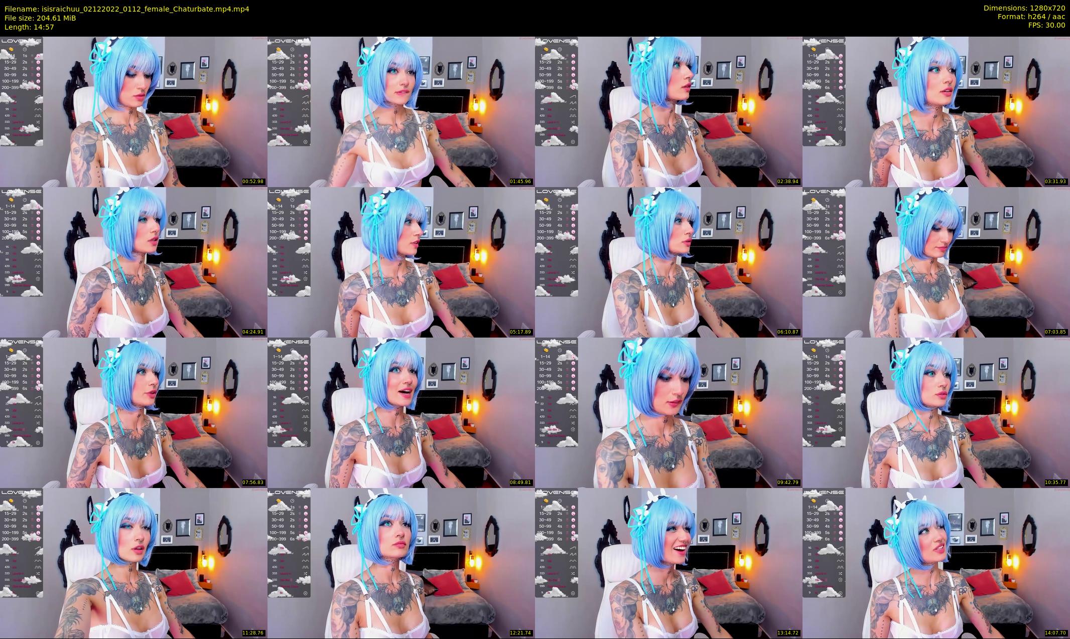 isisraichuu — 15 minute Chaturbate female cam show recording, 720p, Dec 2, 2022