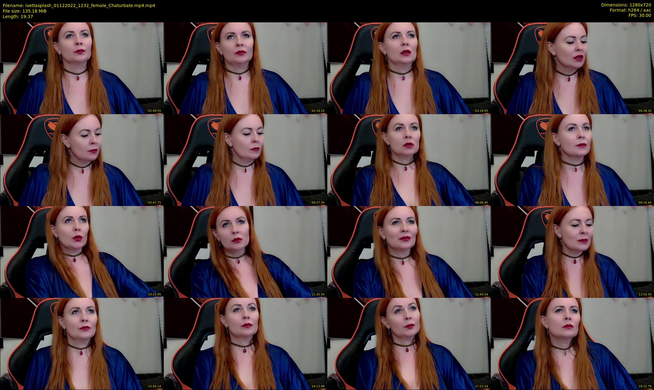 ivettasplash — 20 minute Chaturbate female cam show recording, 720p, Dec 1, 2022