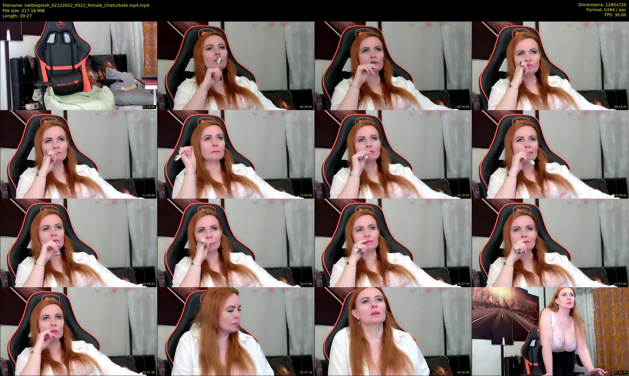 ivettasplash — 40 minute Chaturbate female cam show recording, 720p, Dec 2, 2022