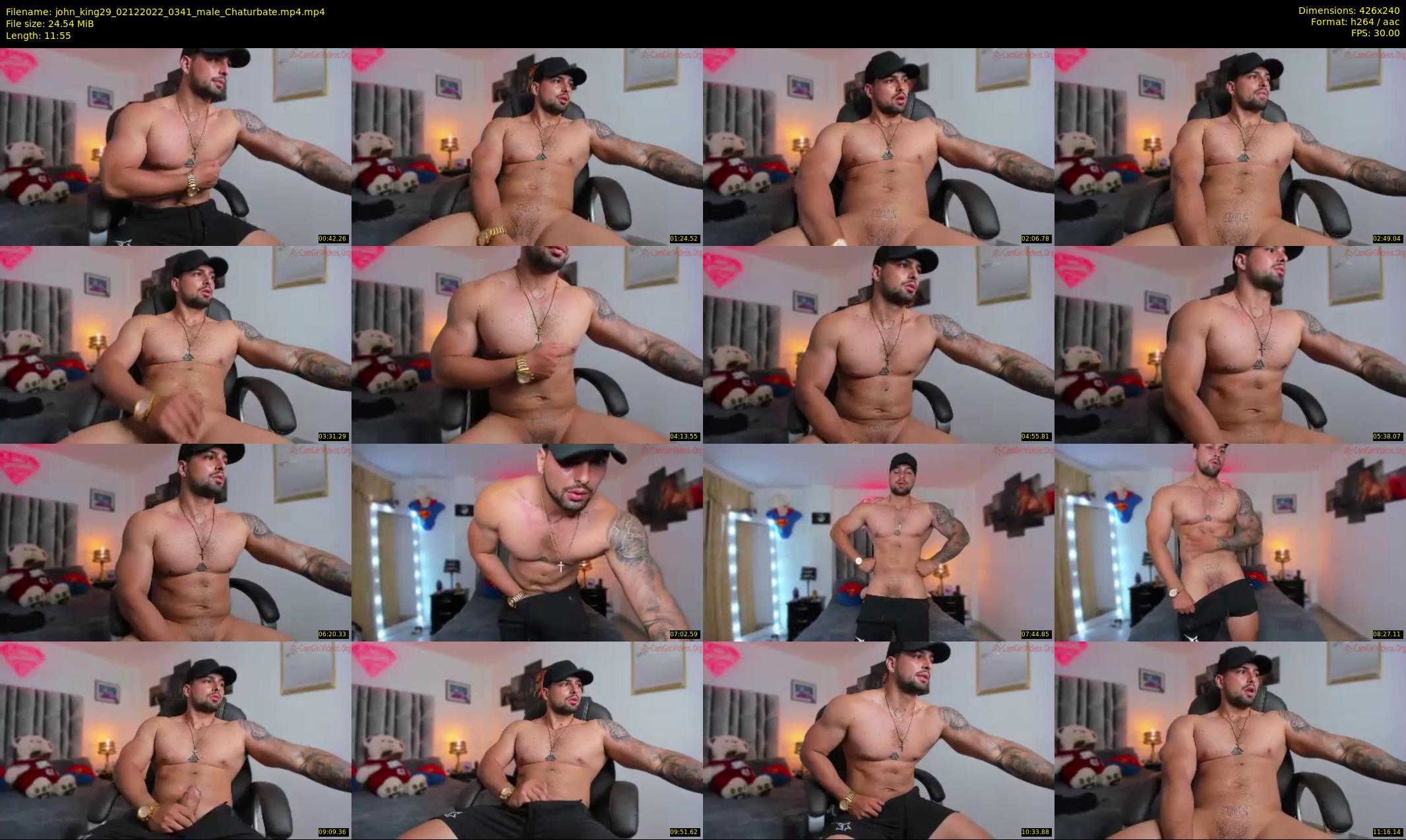 john_king29 — 12 minute Chaturbate male cam show recording, SD, Dec 2, 2022