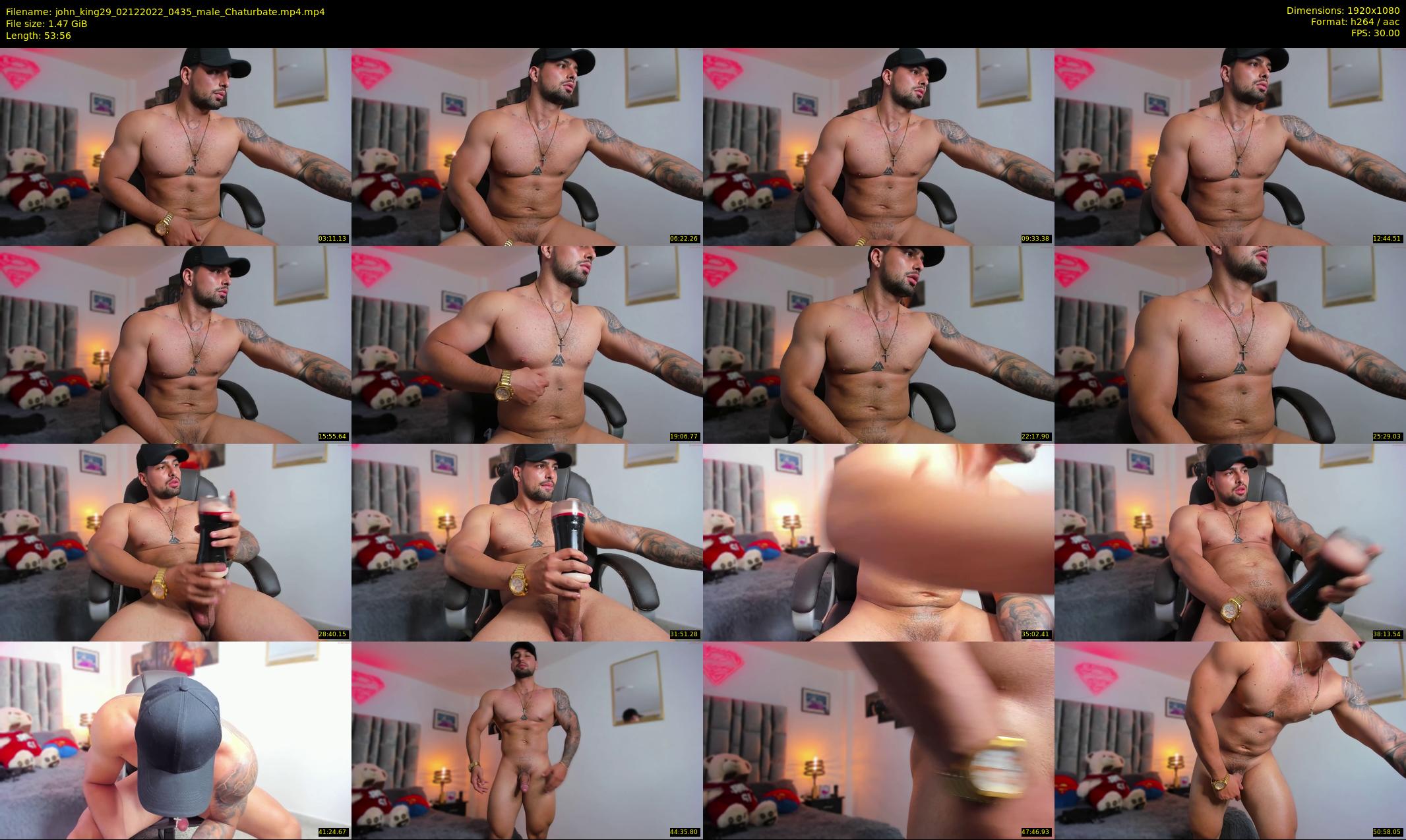 john_king29 — 54 minute Chaturbate male cam show recording, 1080p, Dec 2, 2022