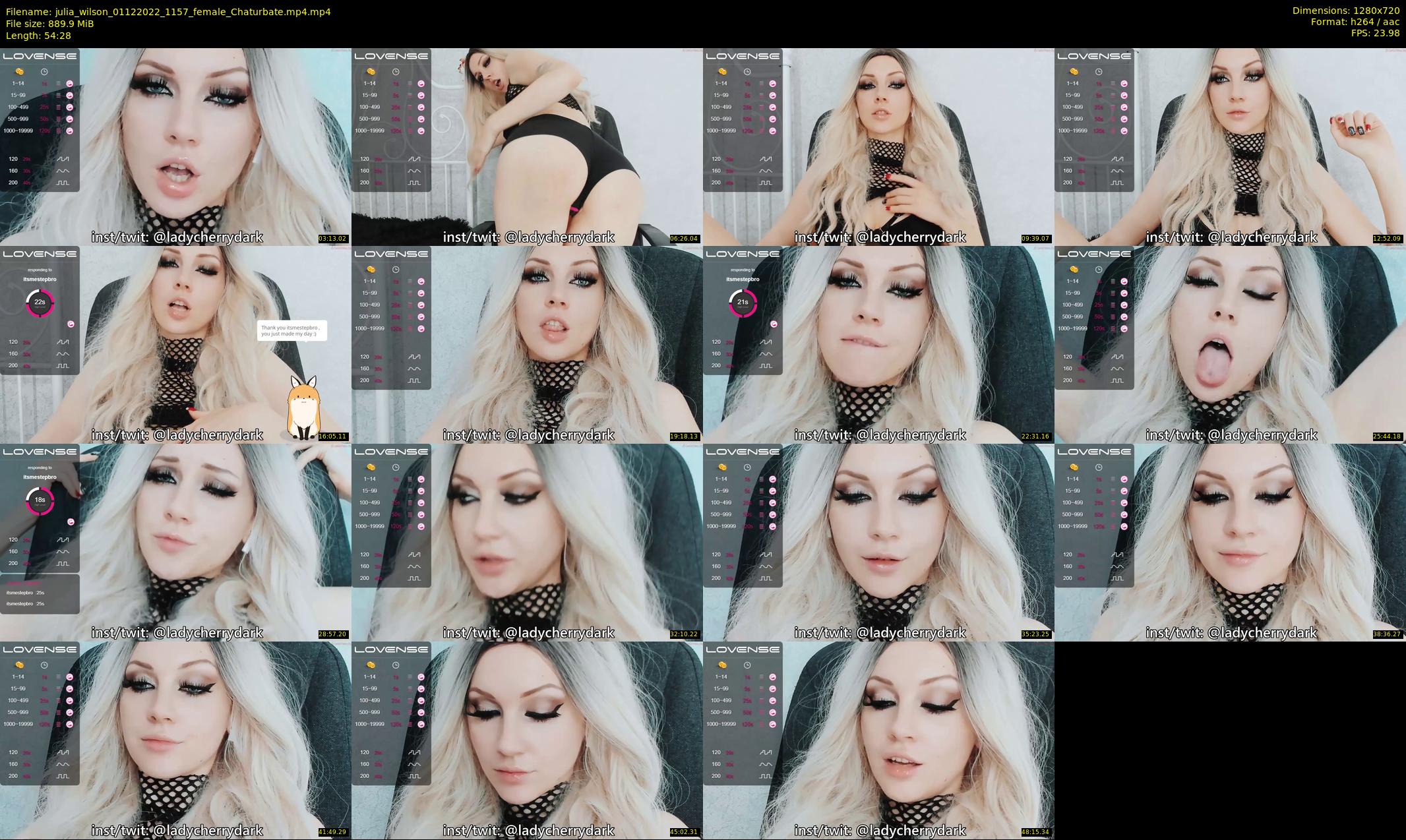 julia_wilson — 55 minute Chaturbate female cam show recording, 720p, Dec 1, 2022