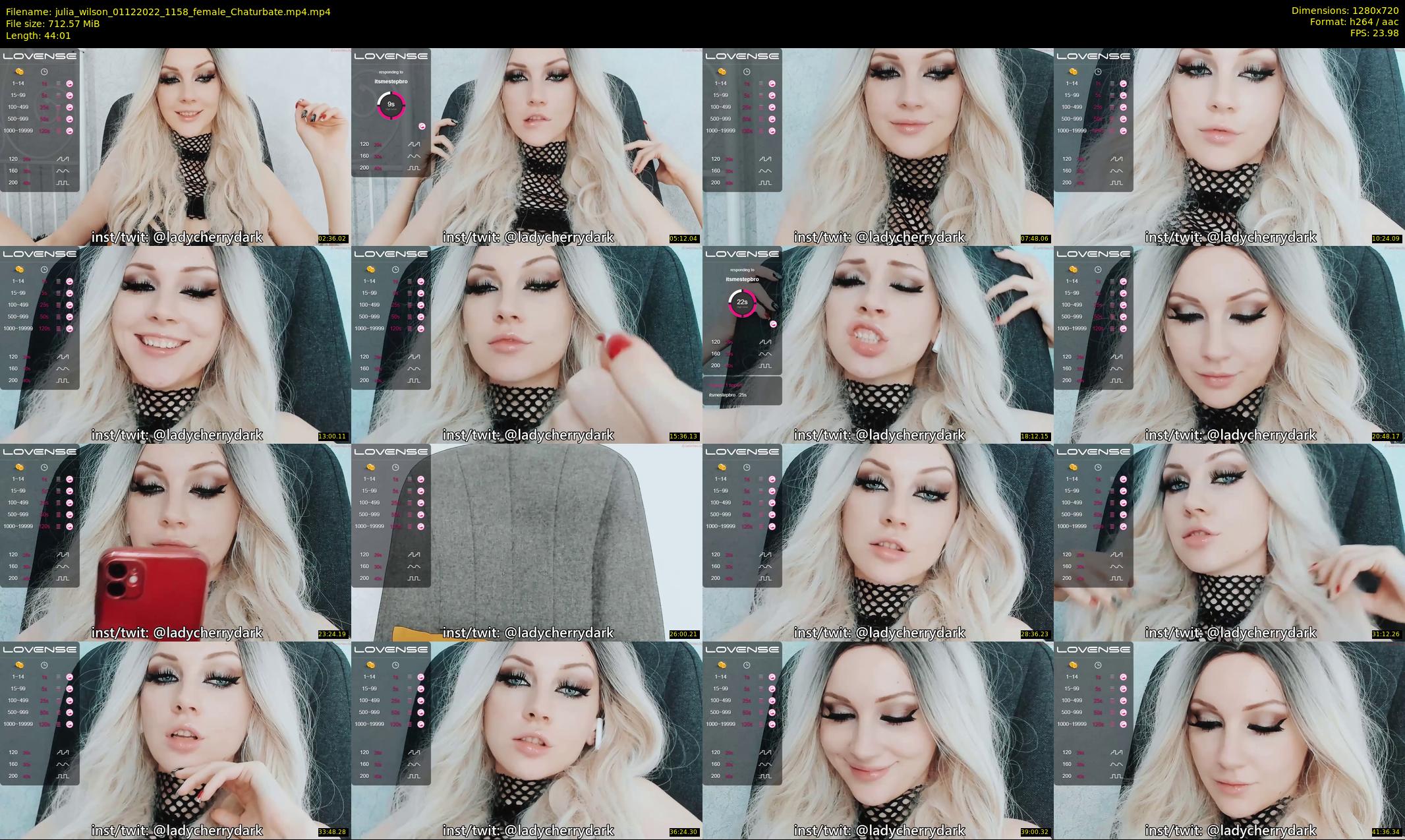 julia_wilson — 45 minute Chaturbate female cam show recording, 720p, Dec 1, 2022