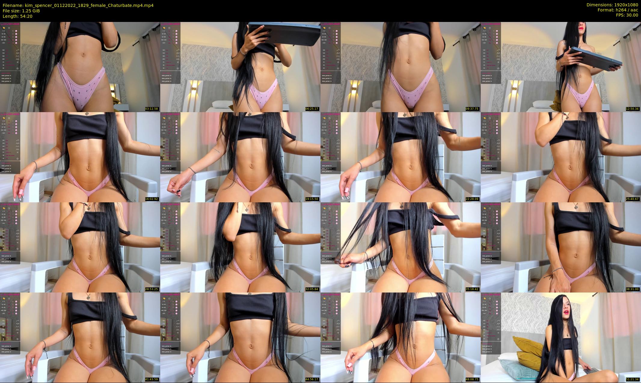 kim_spencer — 55 minute Chaturbate female cam show recording, 1080p, Dec 1, 2022
