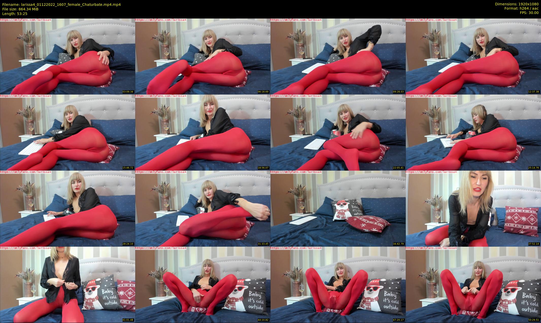 larissa4 — 54 minute Chaturbate female cam show recording, 1080p, Dec 1, 2022