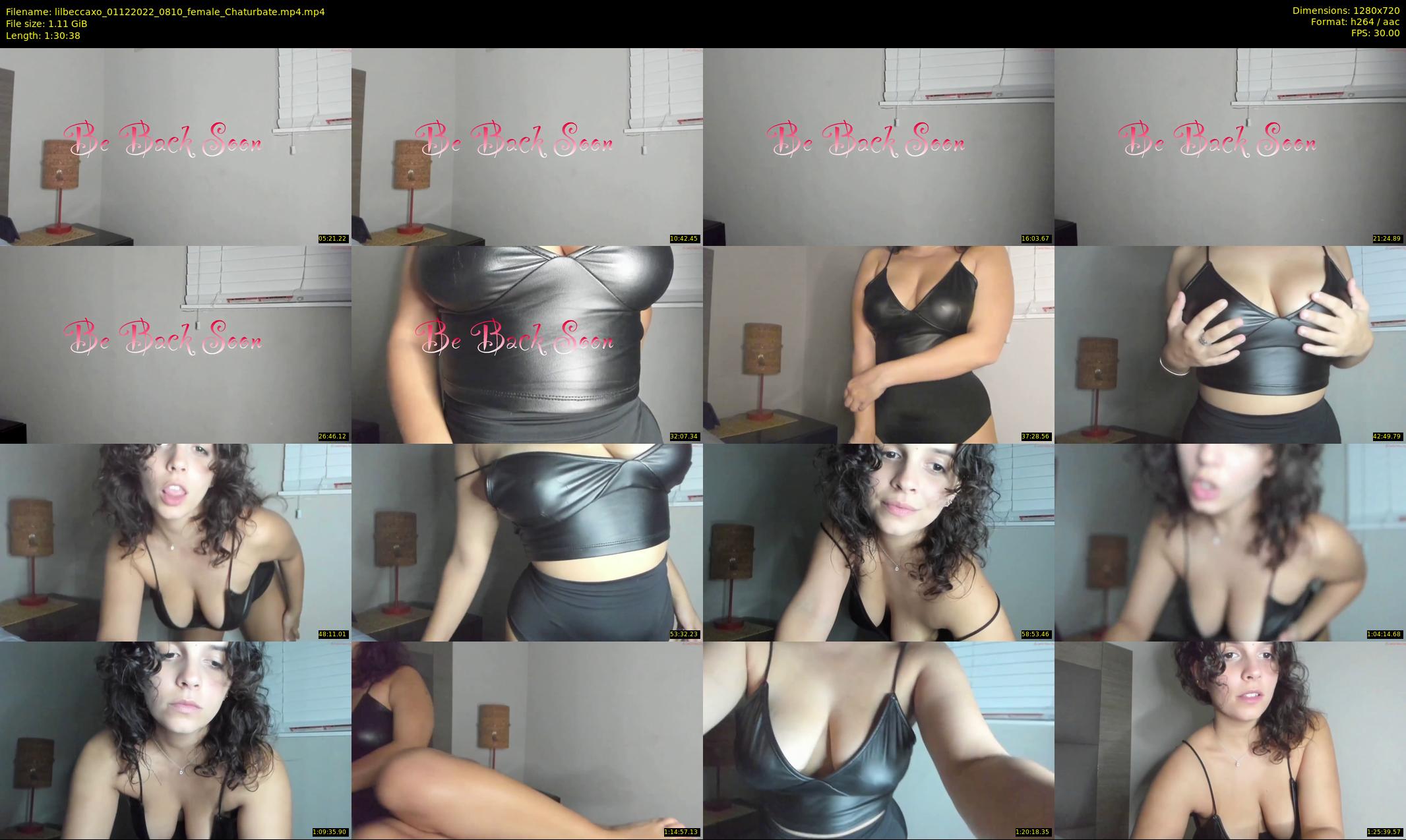 lilbeccaxo — 91 minute Chaturbate female cam show recording, 720p, Dec 1, 2022