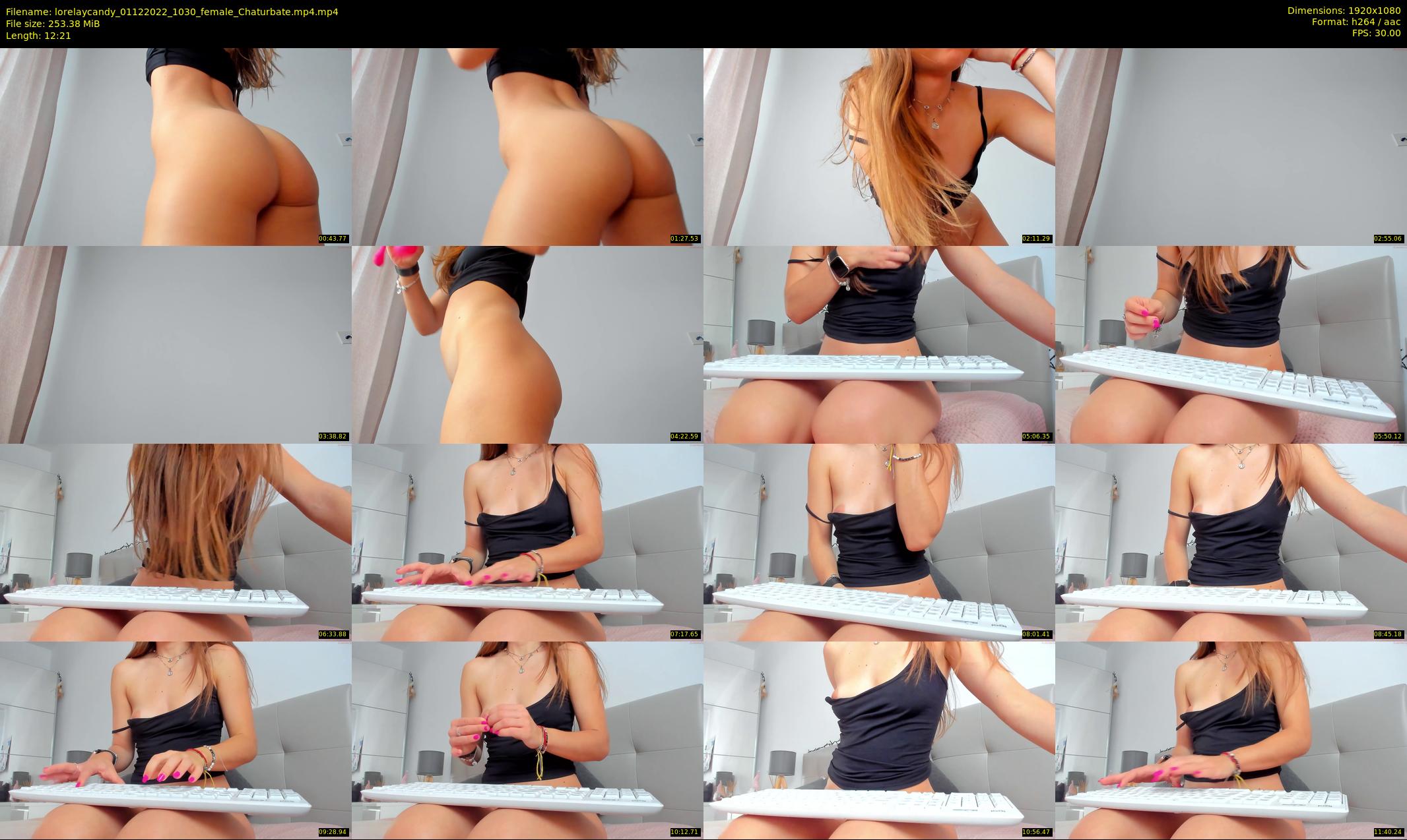 lorelaycandy — 13 minute Chaturbate female cam show recording, 1080p, Dec 1, 2022