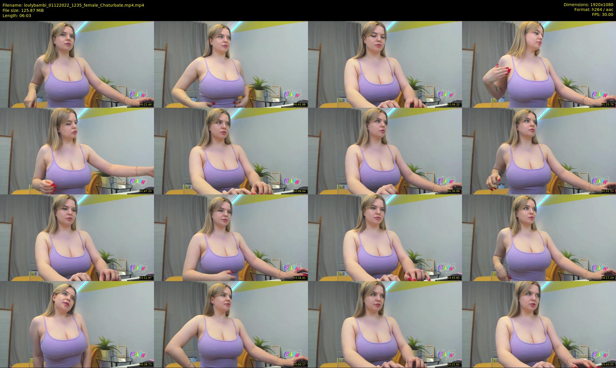 lovlybambi — 7 minute Chaturbate female cam show recording, 1080p, Dec 1, 2022