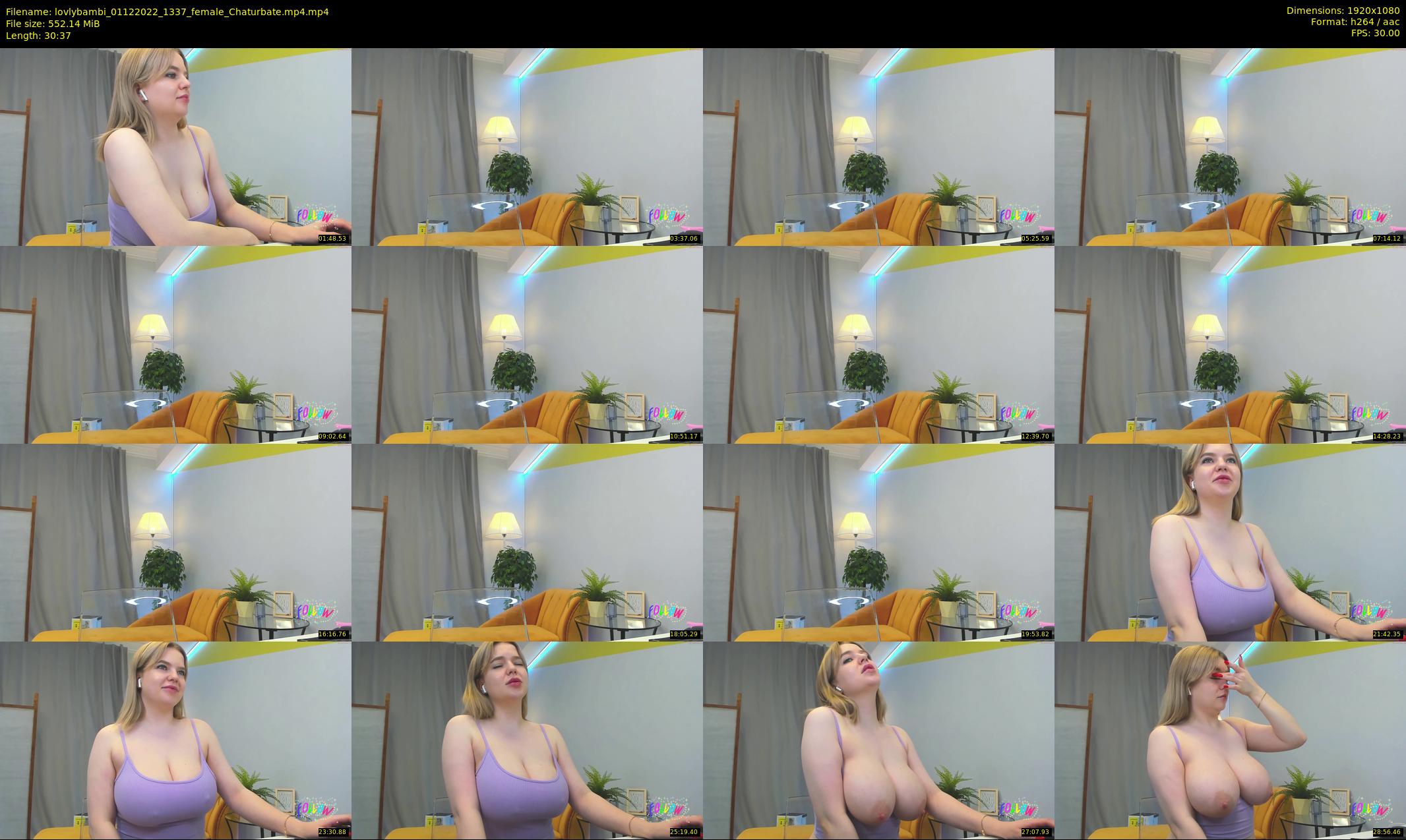lovlybambi — 31 minute Chaturbate female cam show recording, 1080p, Dec 1, 2022