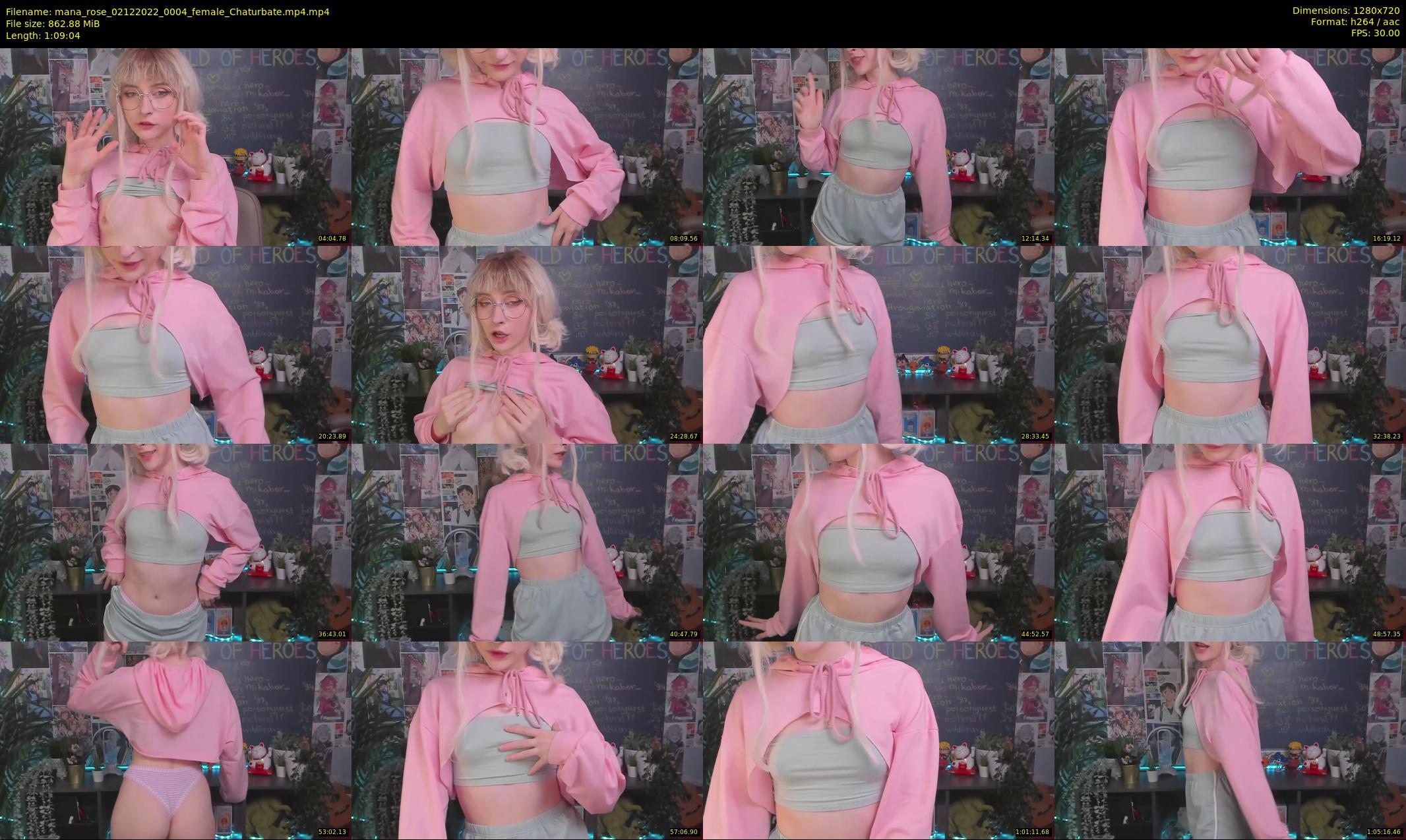 mana_rose — 70 minute Chaturbate female cam show recording, 720p, Dec 2, 2022