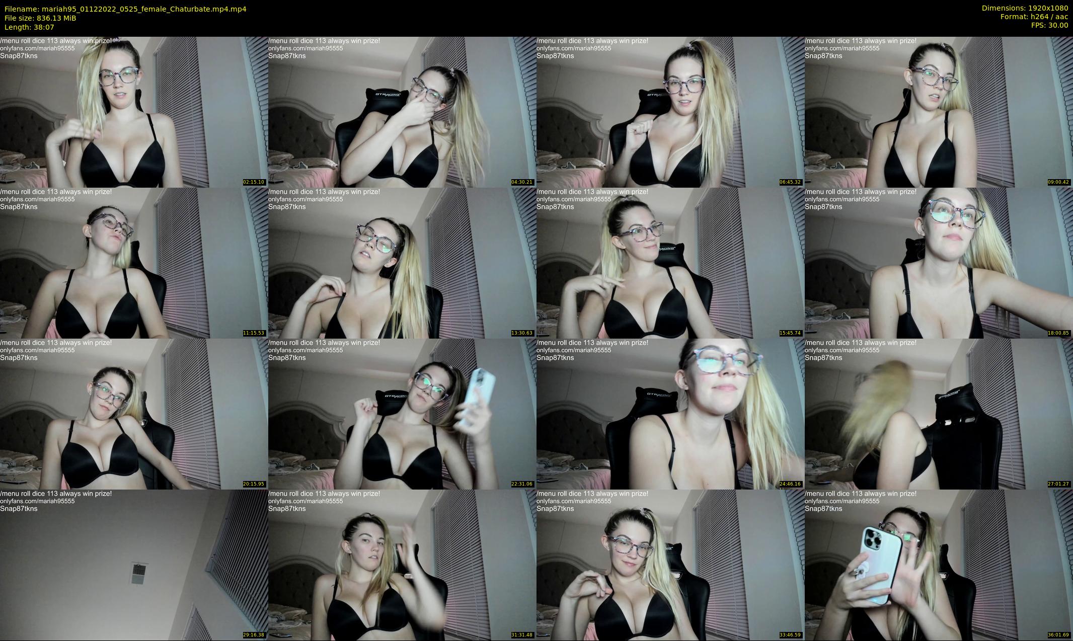 mariah95 — 39 minute Chaturbate female cam show recording, 1080p, Dec 1, 2022