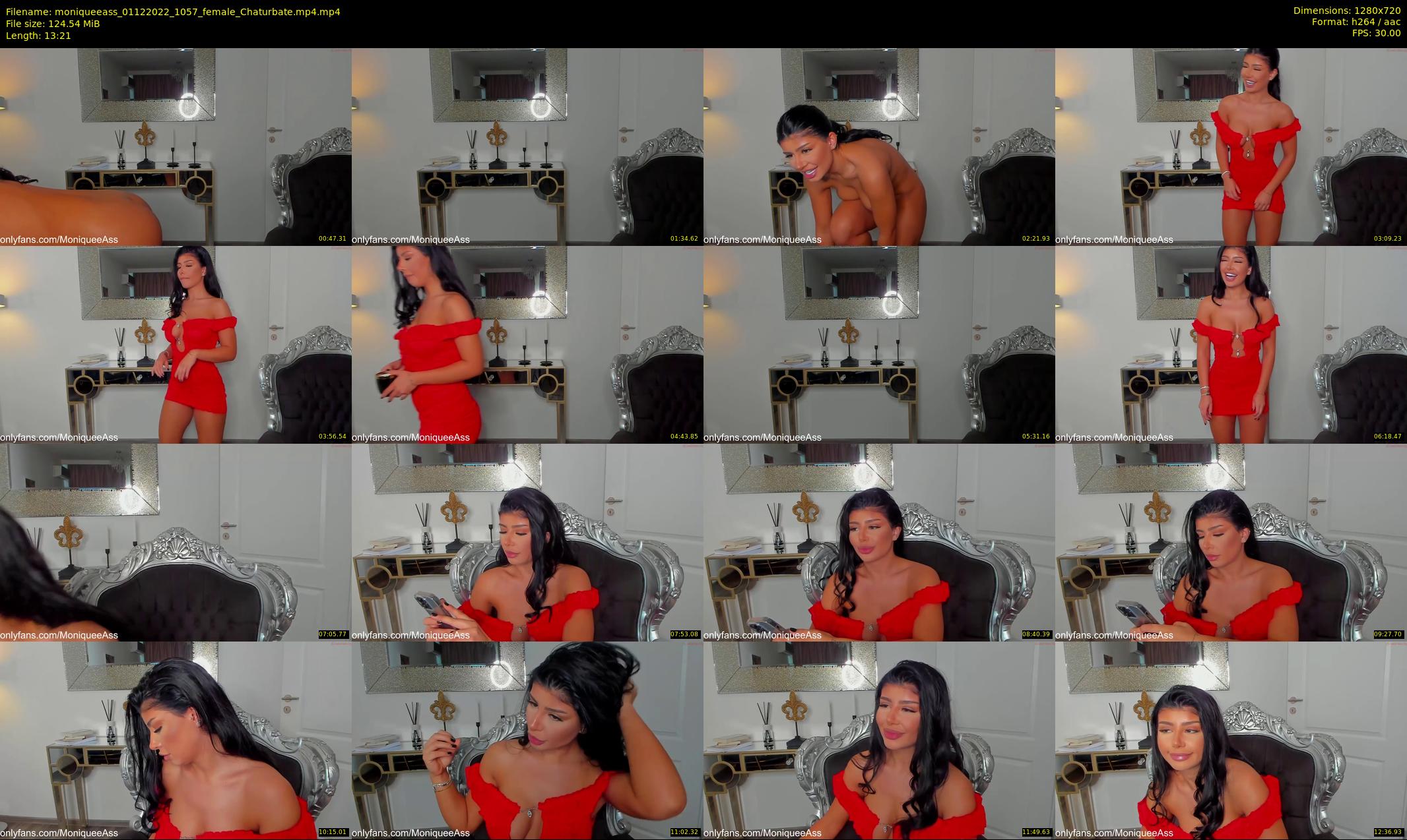 moniqueeass — 14 minute Chaturbate female cam show recording, 720p, Dec 1, 2022