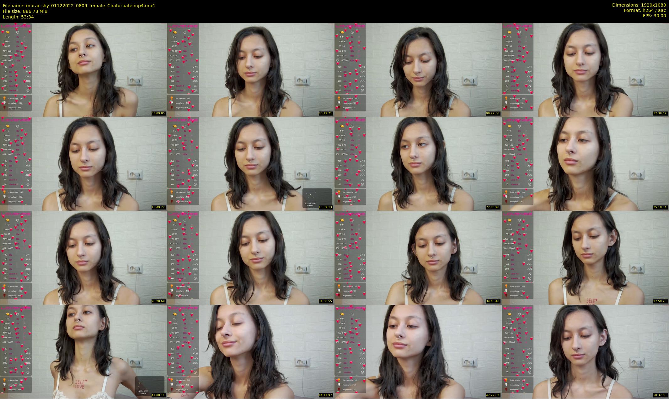 murai_shy — 54 minute Chaturbate female cam show recording, 1080p, Dec 1, 2022