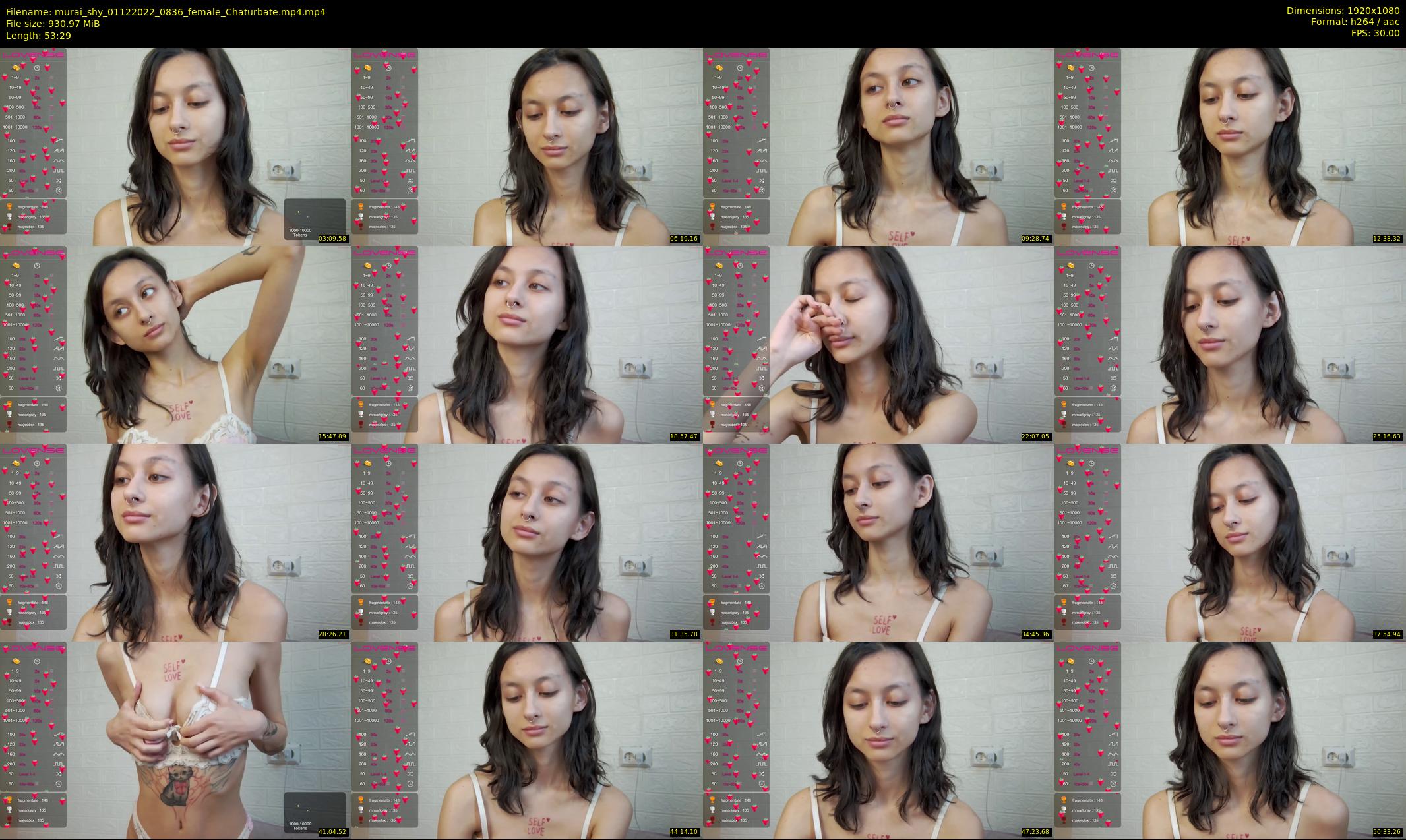 murai_shy — 54 minute Chaturbate female cam show recording, 1080p, Dec 1, 2022