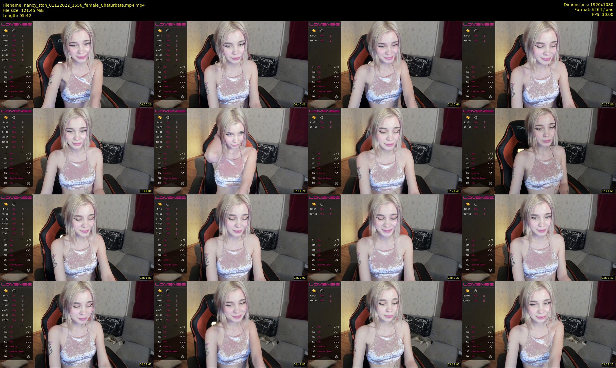 nancy_ston — 6 minute Chaturbate female cam show recording, 1080p, Dec 1, 2022