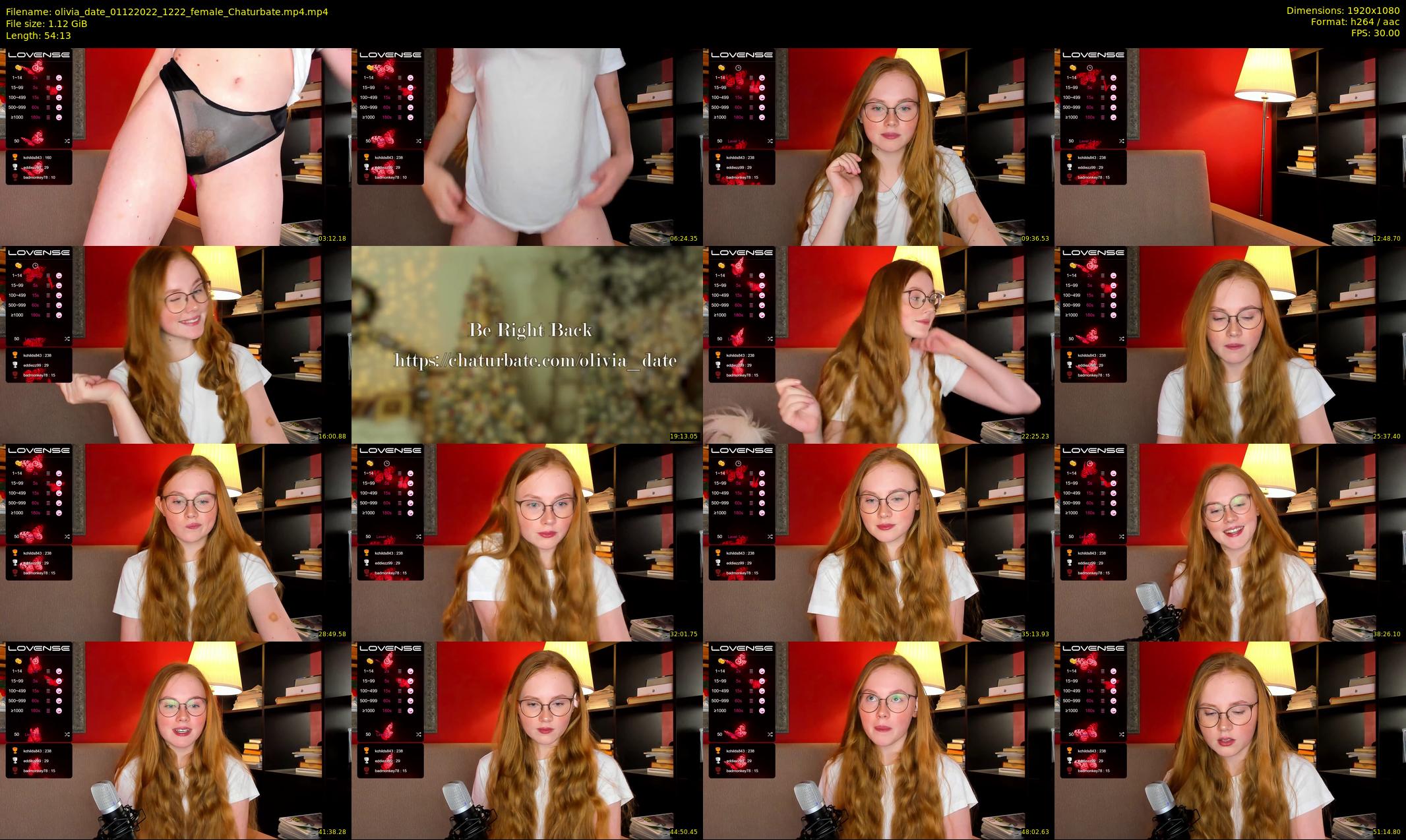 olivia_date — 55 minute Chaturbate female cam show recording, 1080p, Dec 1, 2022